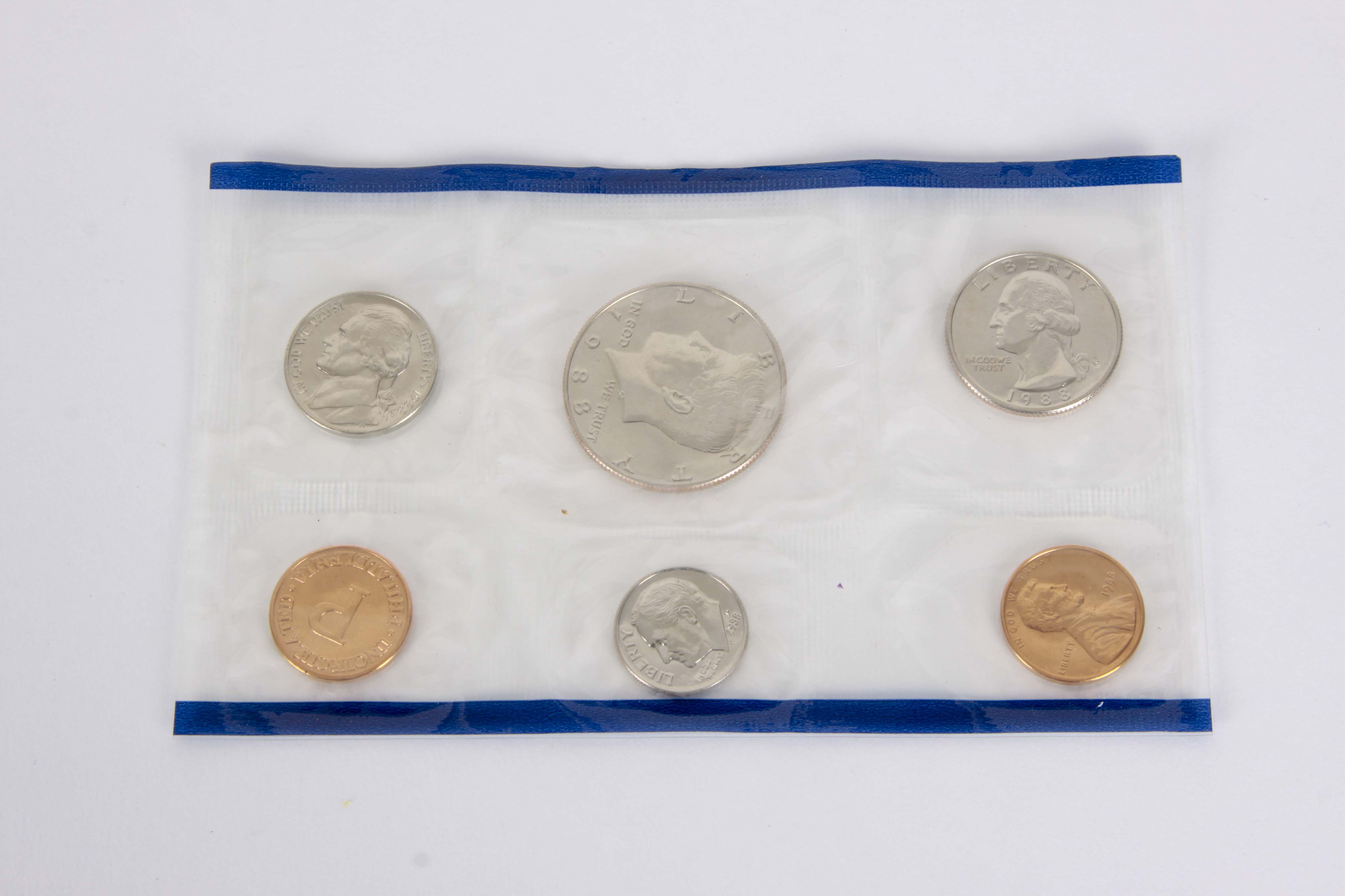 A Group of Six United States Uncirculated Coin Sets