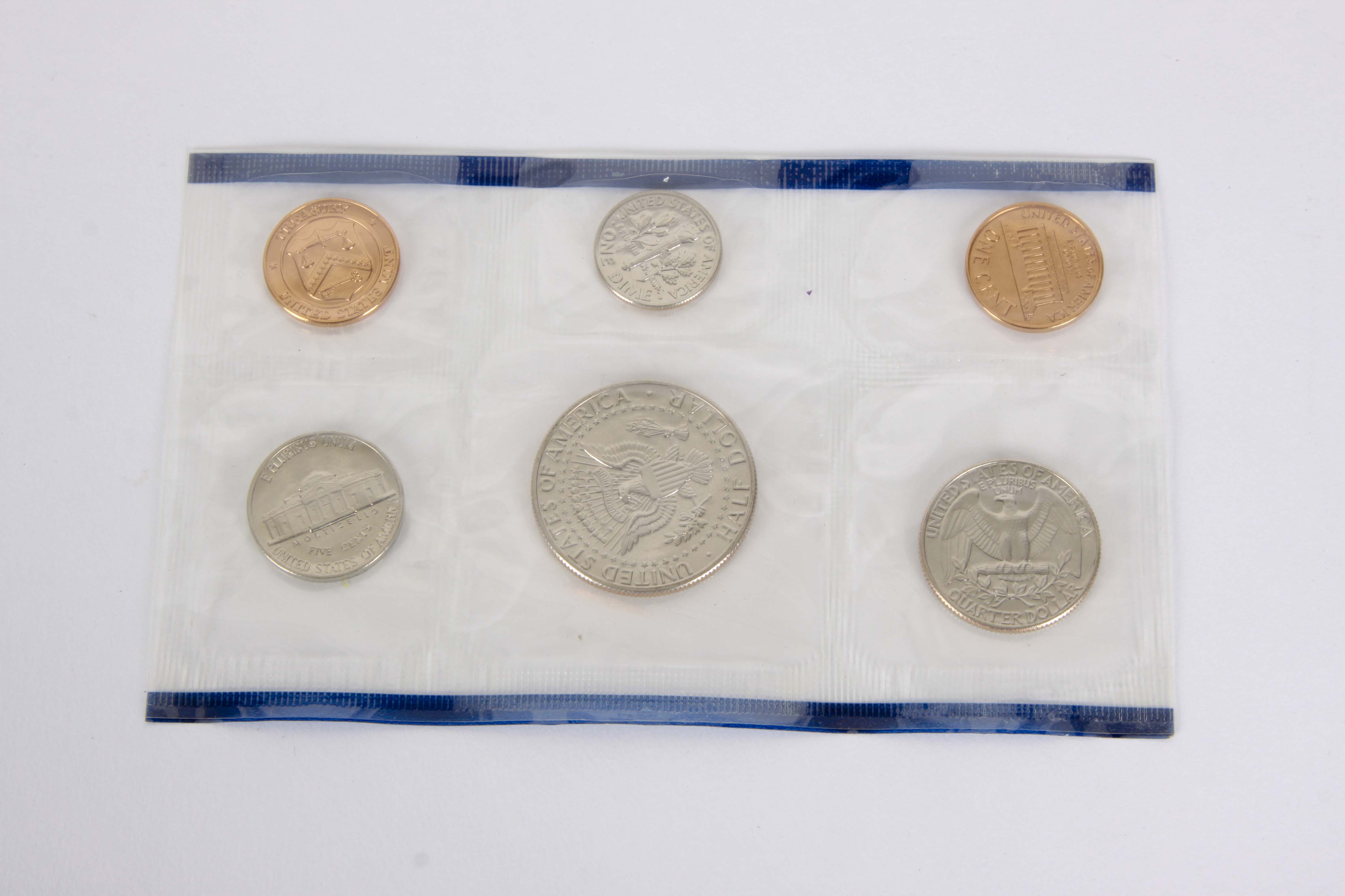 A Group of Six United States Uncirculated Coin Sets