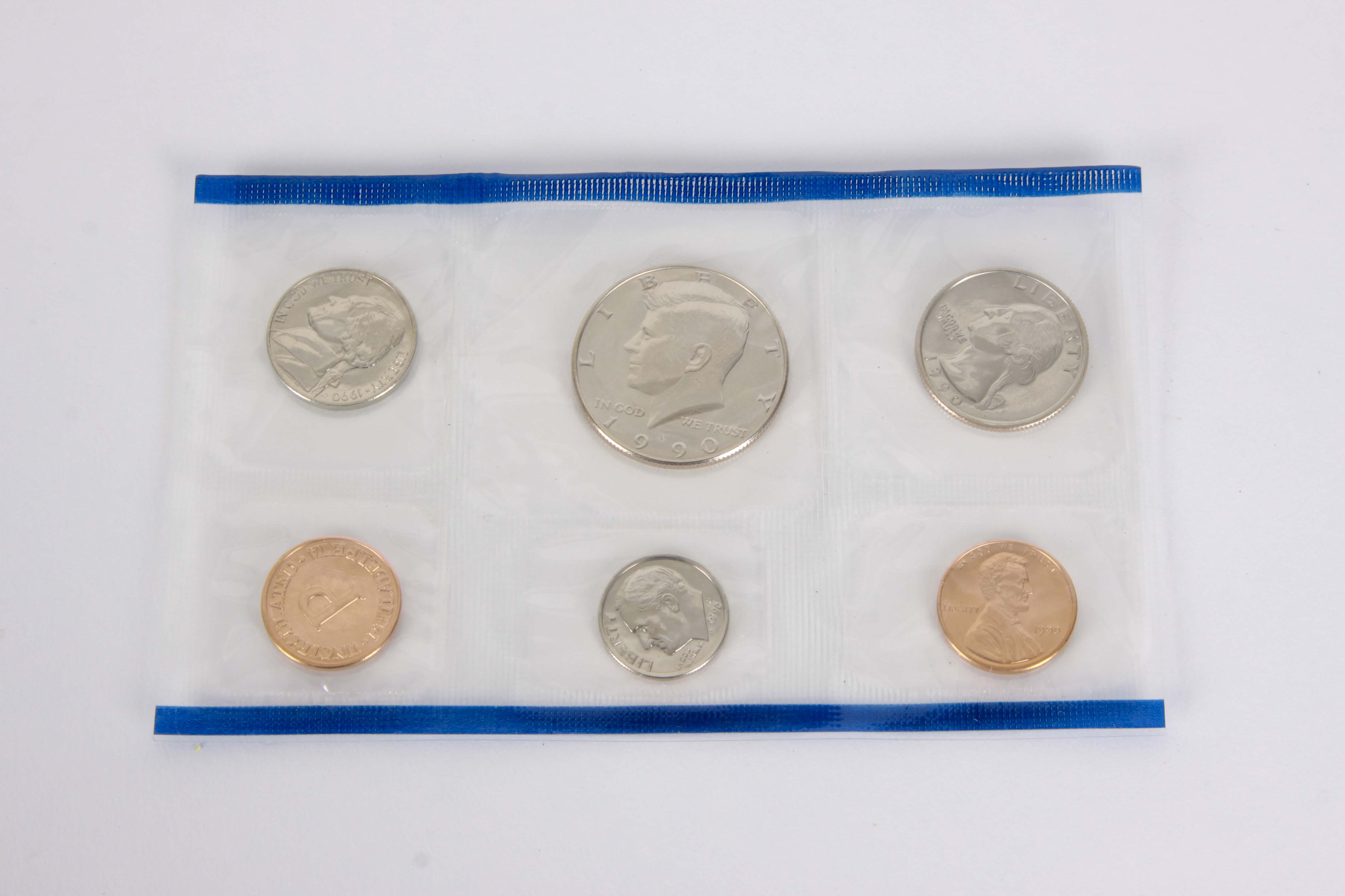 A Group of Six United States Uncirculated Coin Sets