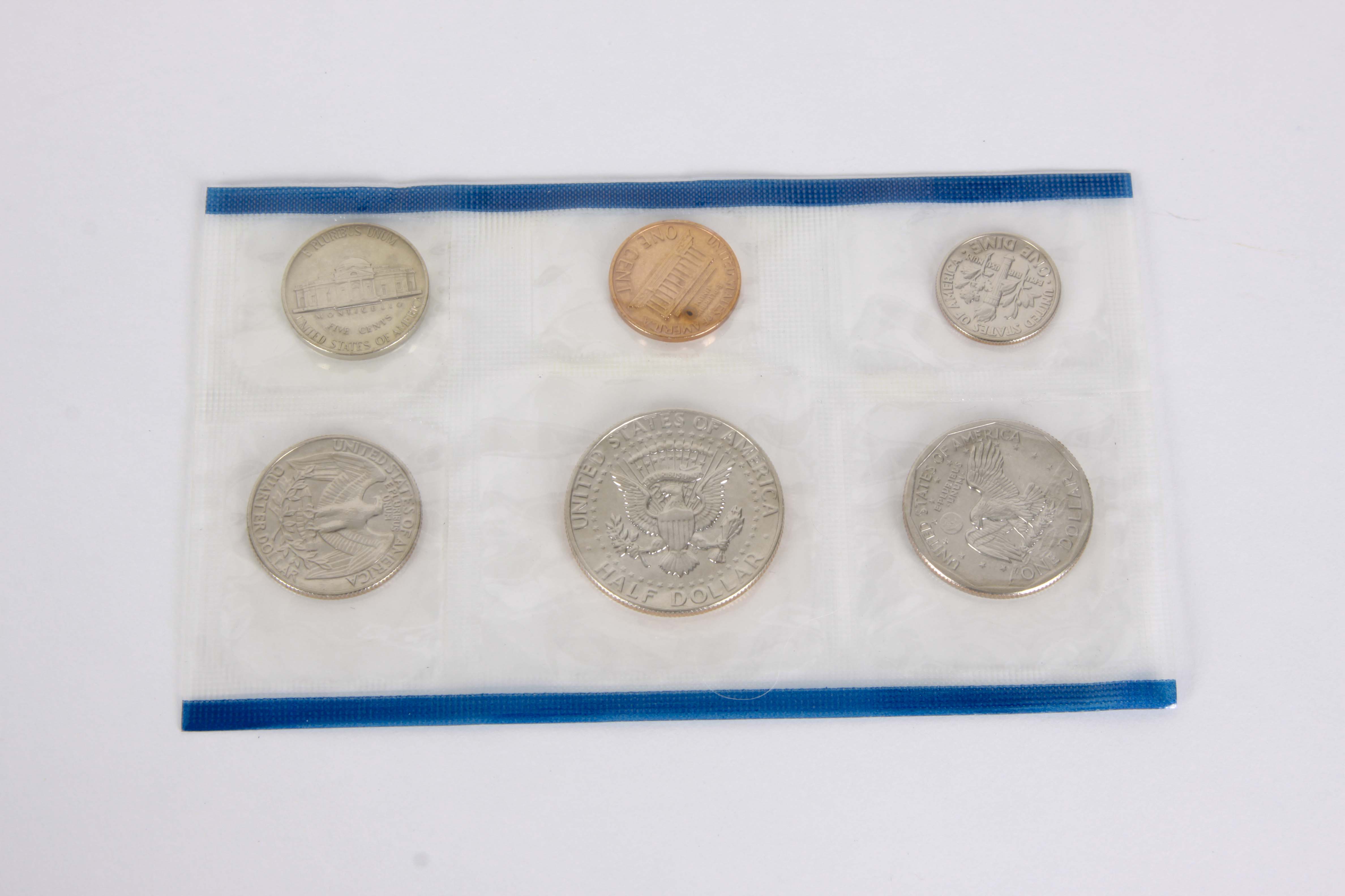 A Group of Six United States Uncirculated Coin Sets
