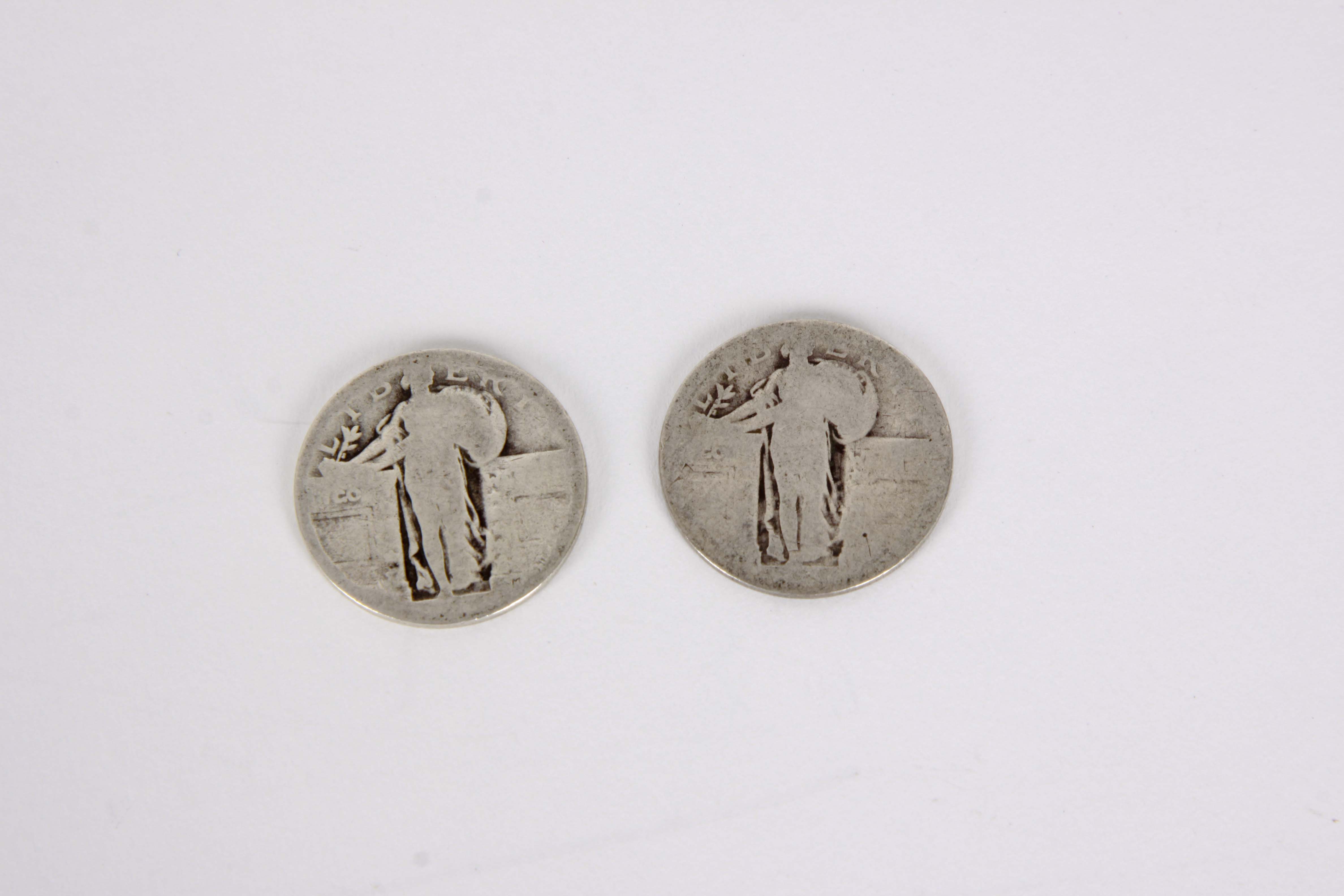 A Pair of Liberty Quarters