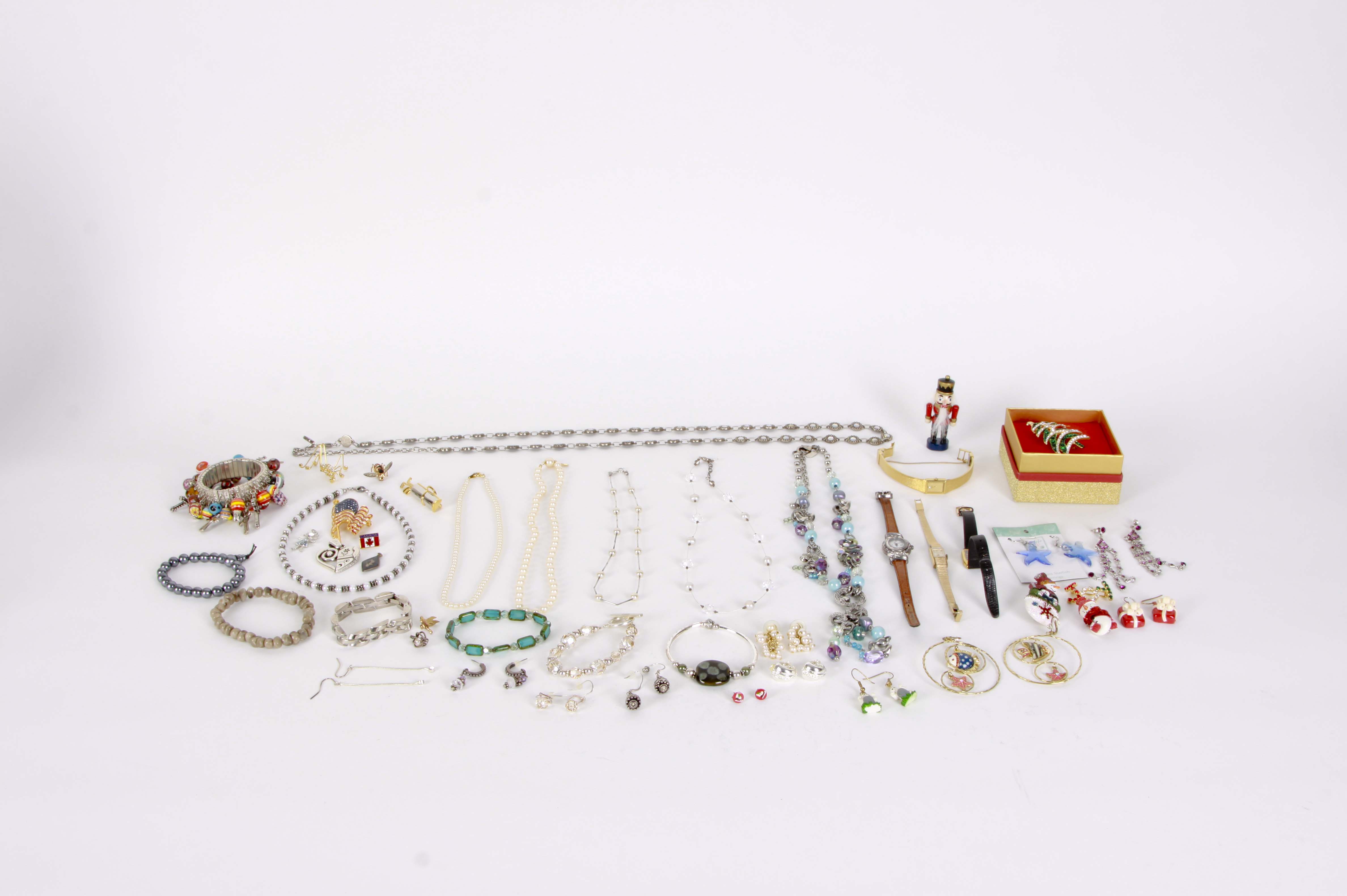 Assortment of Costume Jewelry