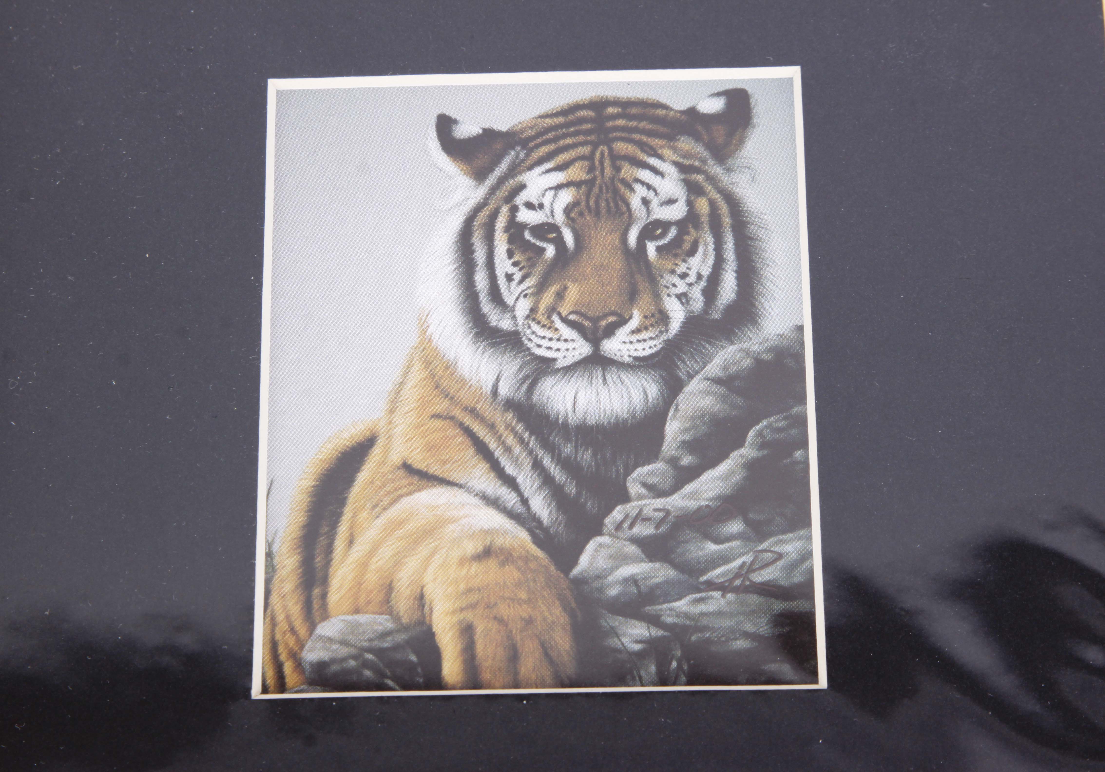 Harold Rigsby Offset Lithograph "The Bengal Tiger"