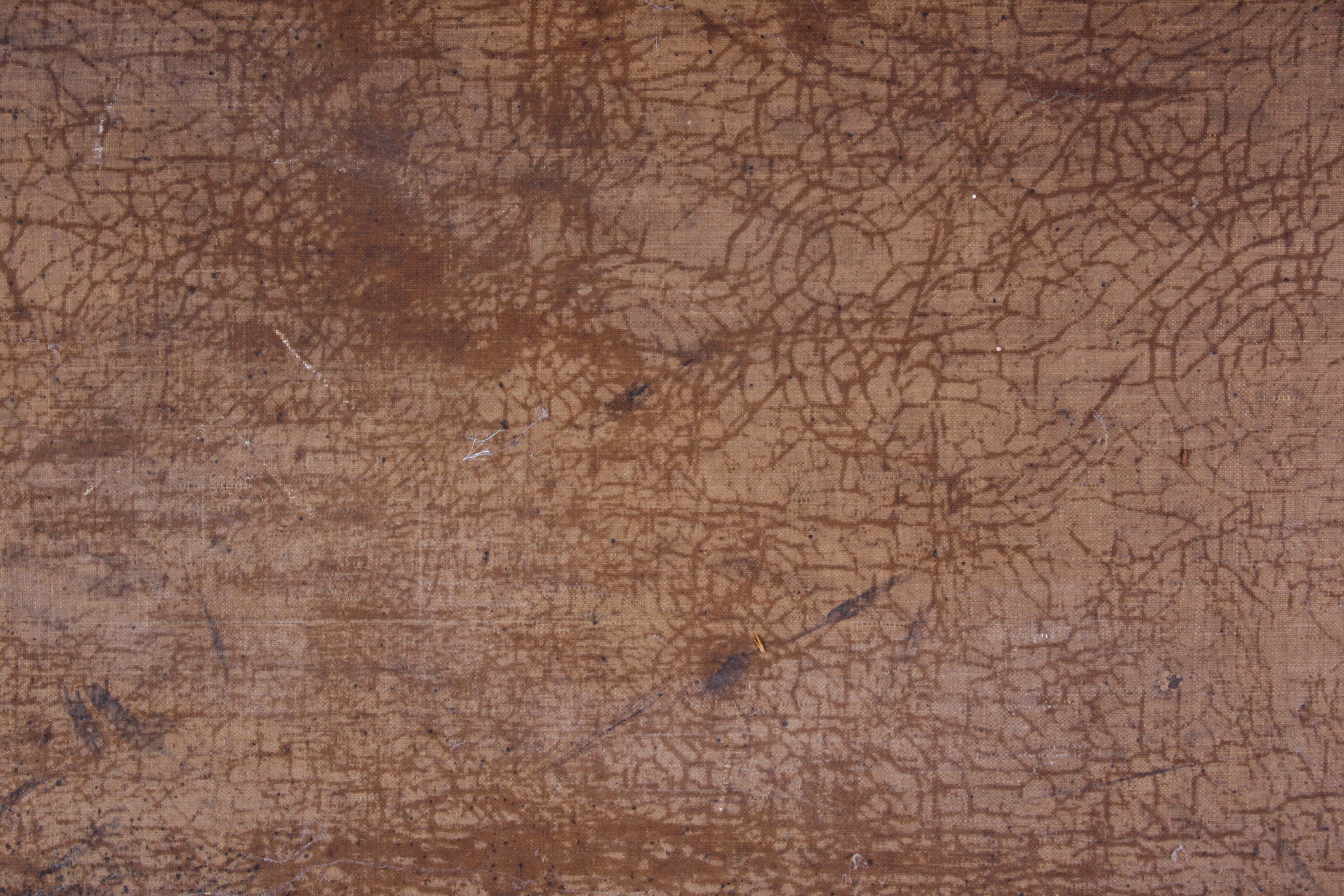 G. Barton Oil Painting of a Farm Scene