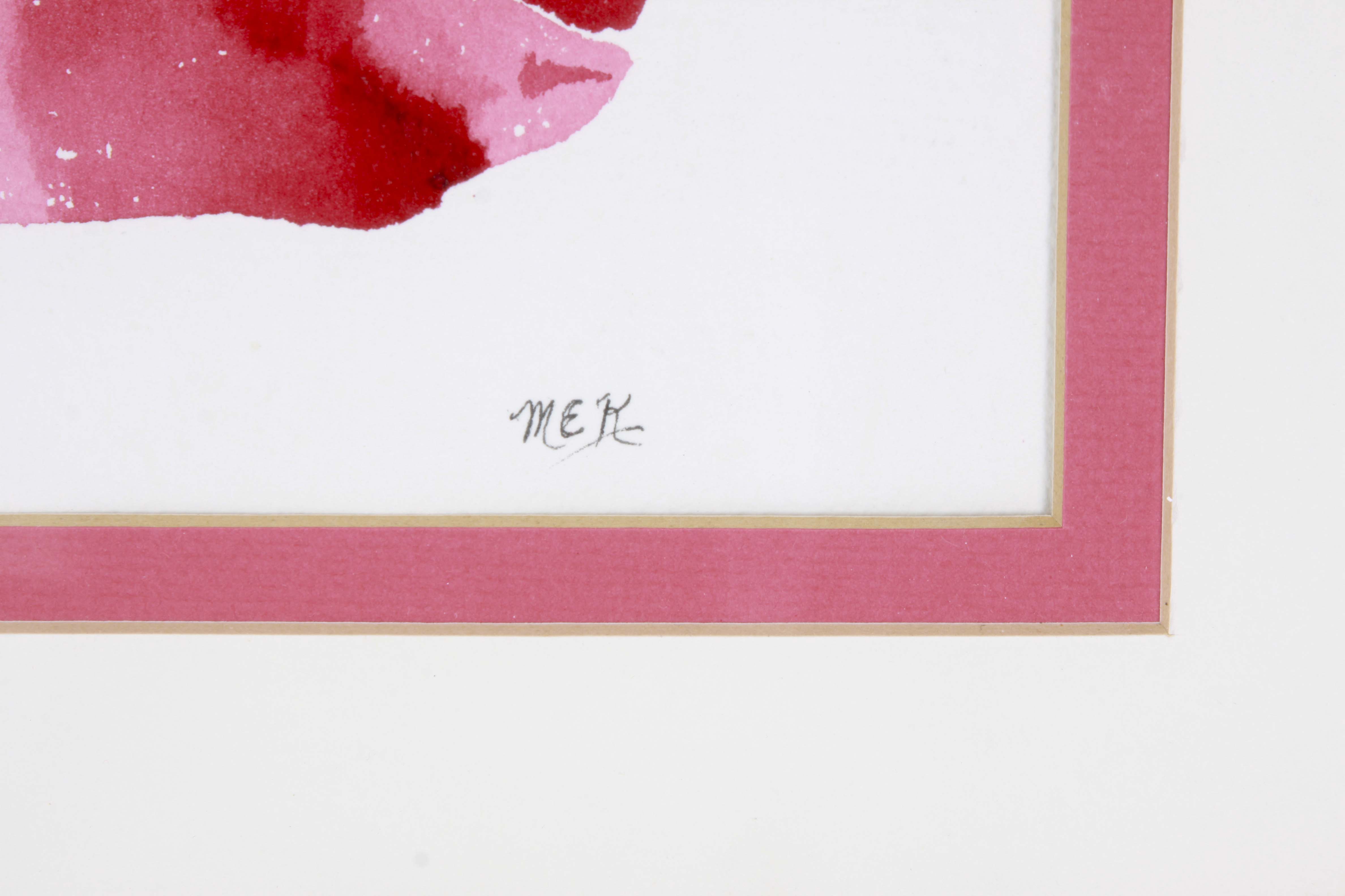 Original Watercolor of Poppies