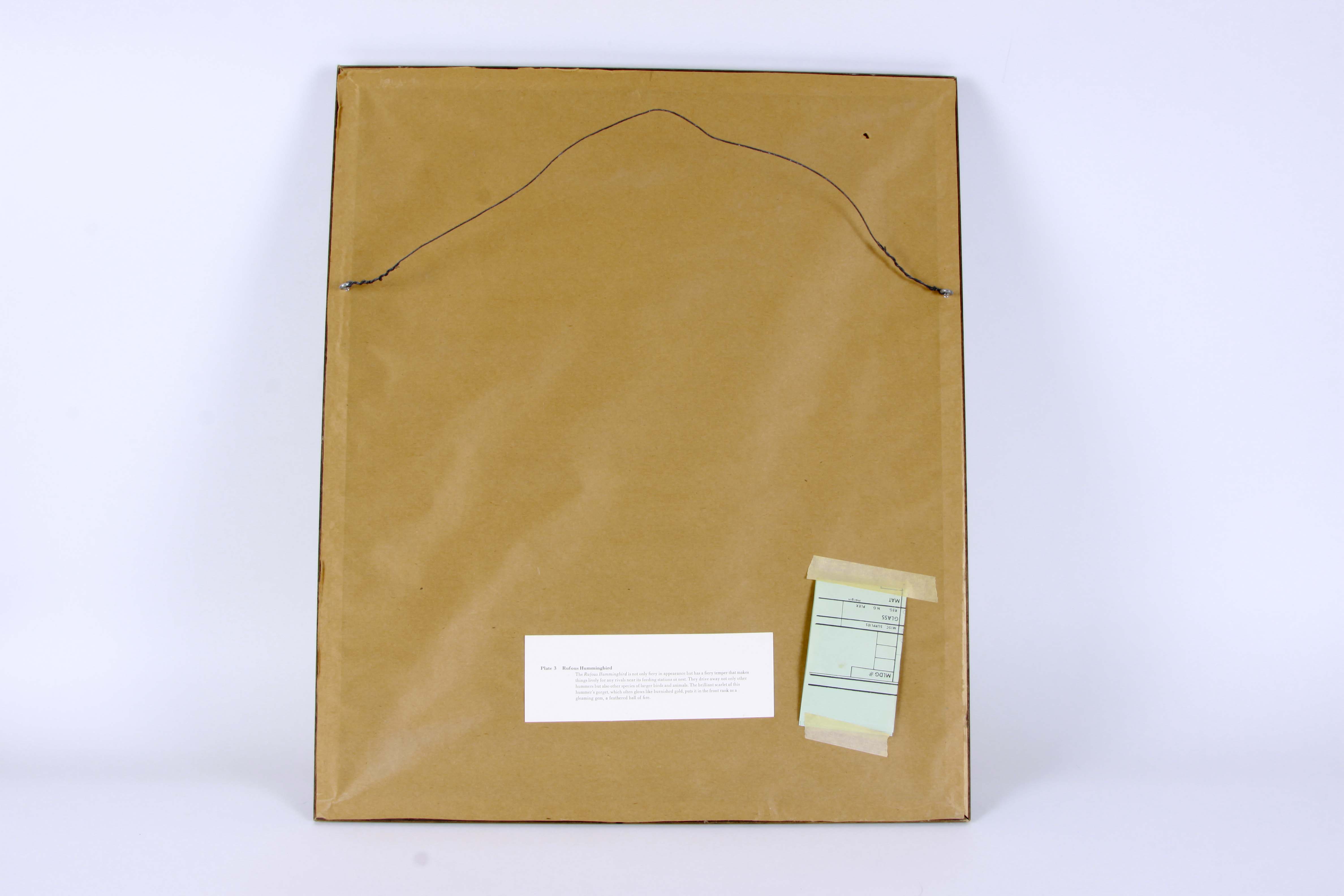 John Ruthven OffSet Lithograph "Rufous Hummingbird"