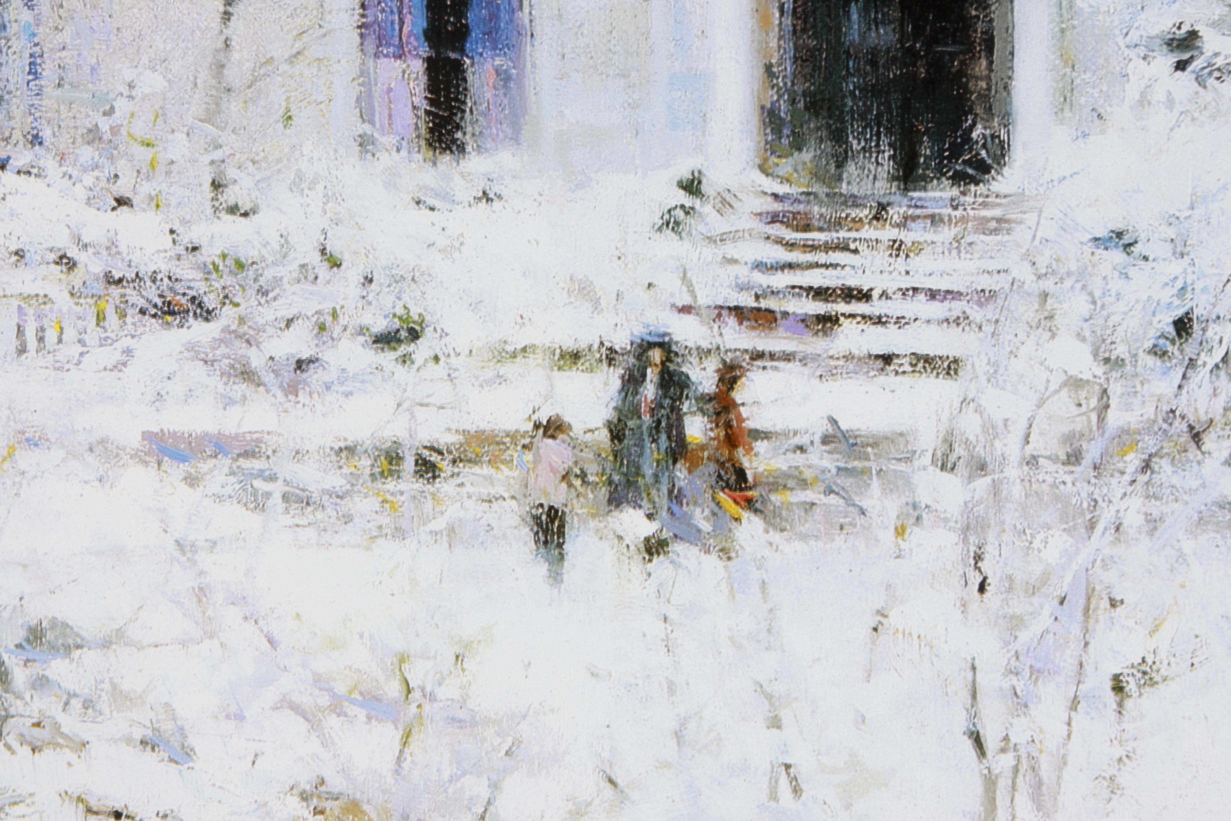 Richard Schmid Offset Lithograph “Victorian Winter”