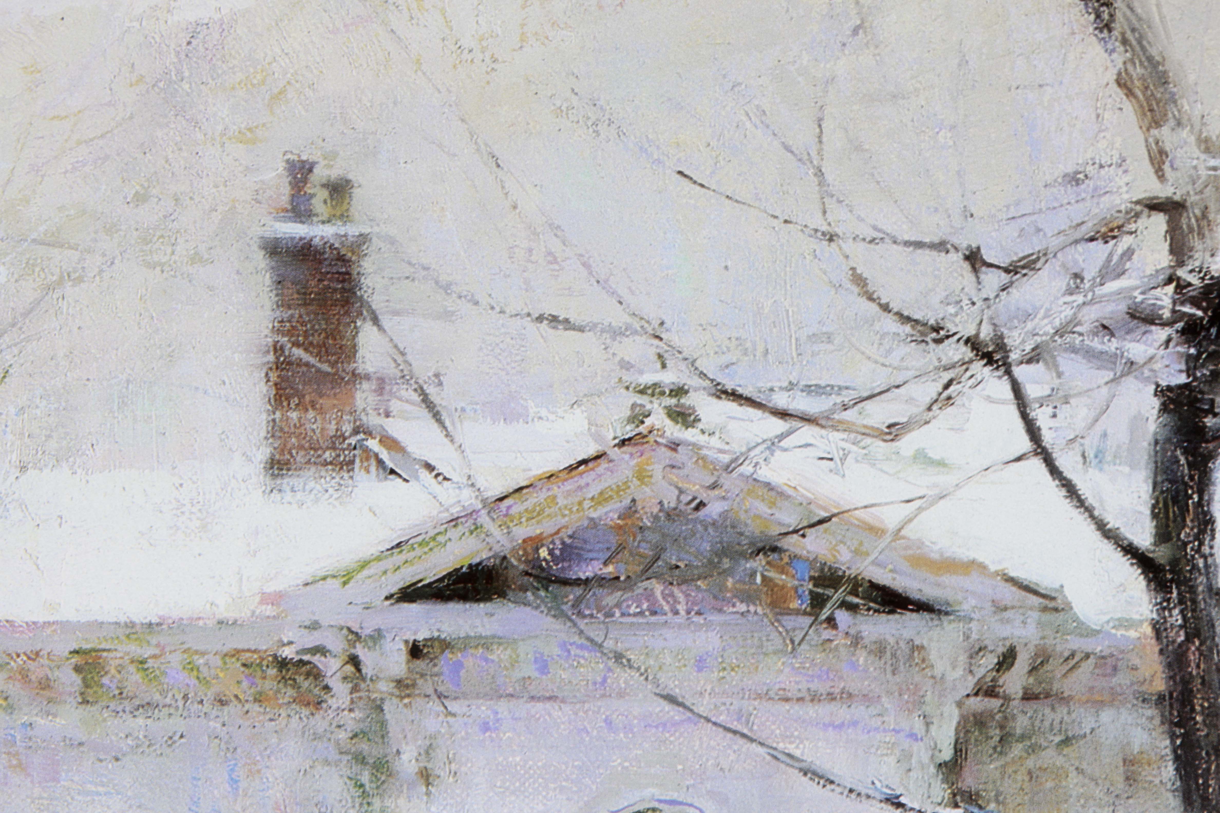 Richard Schmid Offset Lithograph “Victorian Winter”