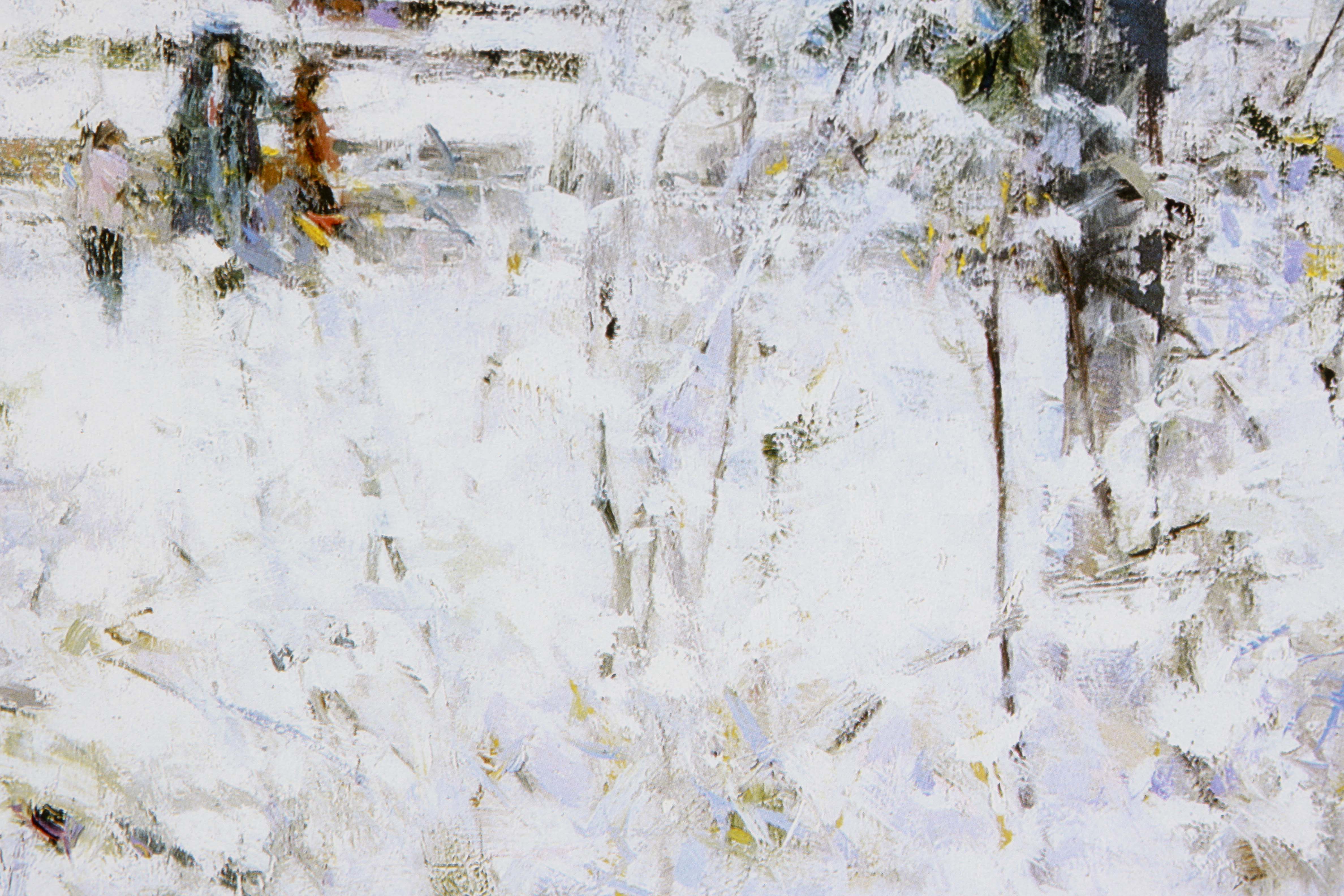 Richard Schmid Offset Lithograph “Victorian Winter”