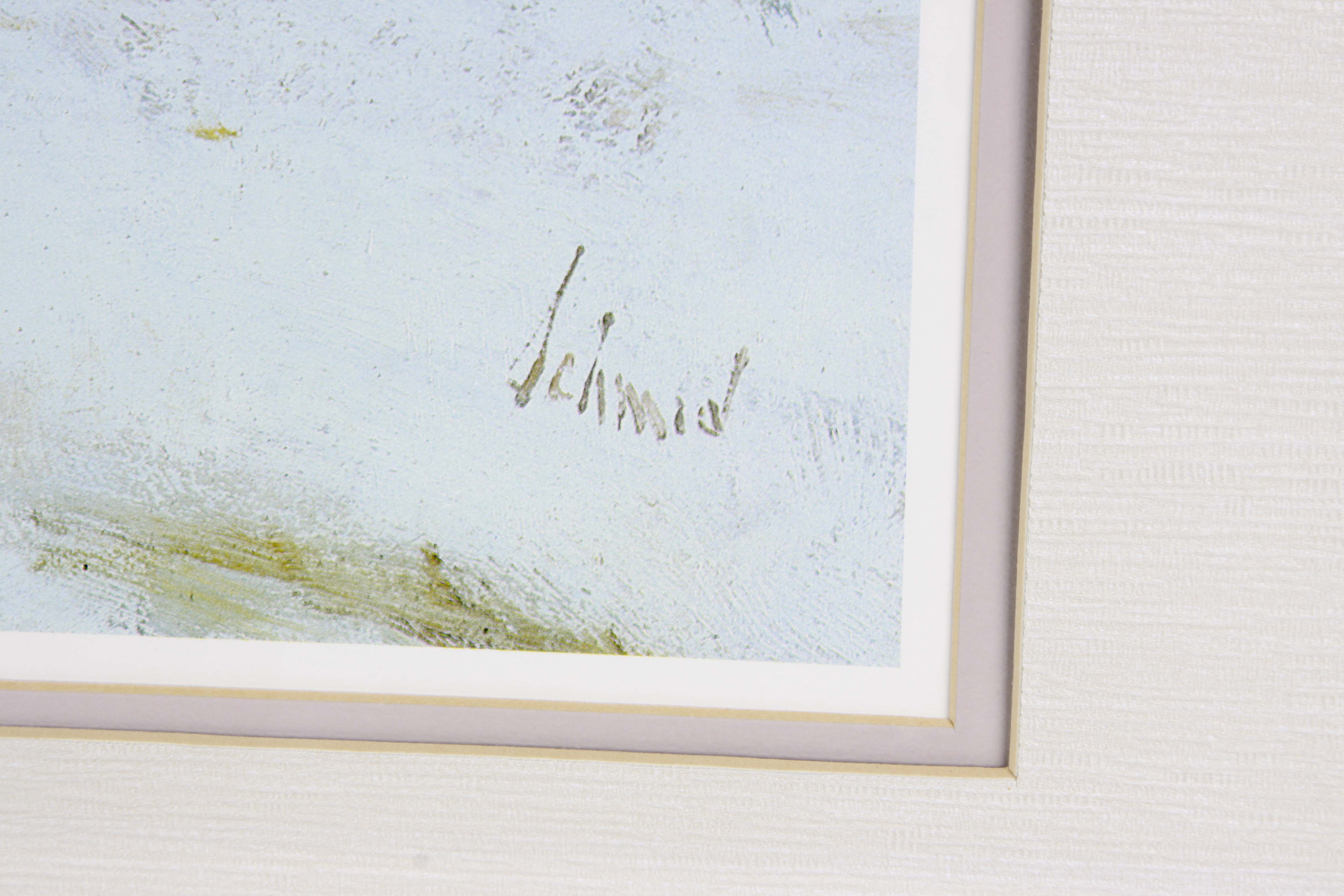 Richard Schmid Offset Lithograph “Victorian Winter”