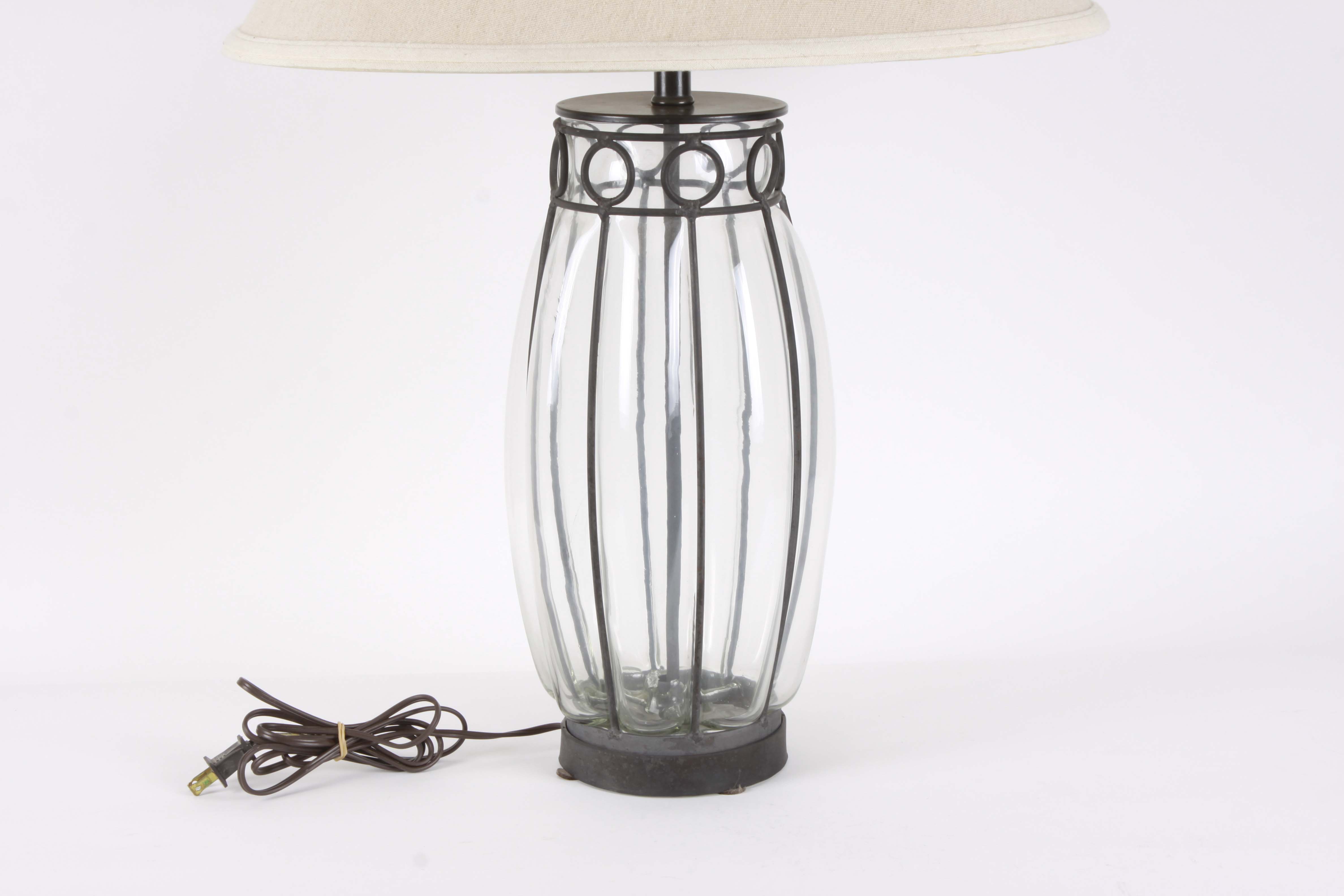 Glass and Metal Lamps