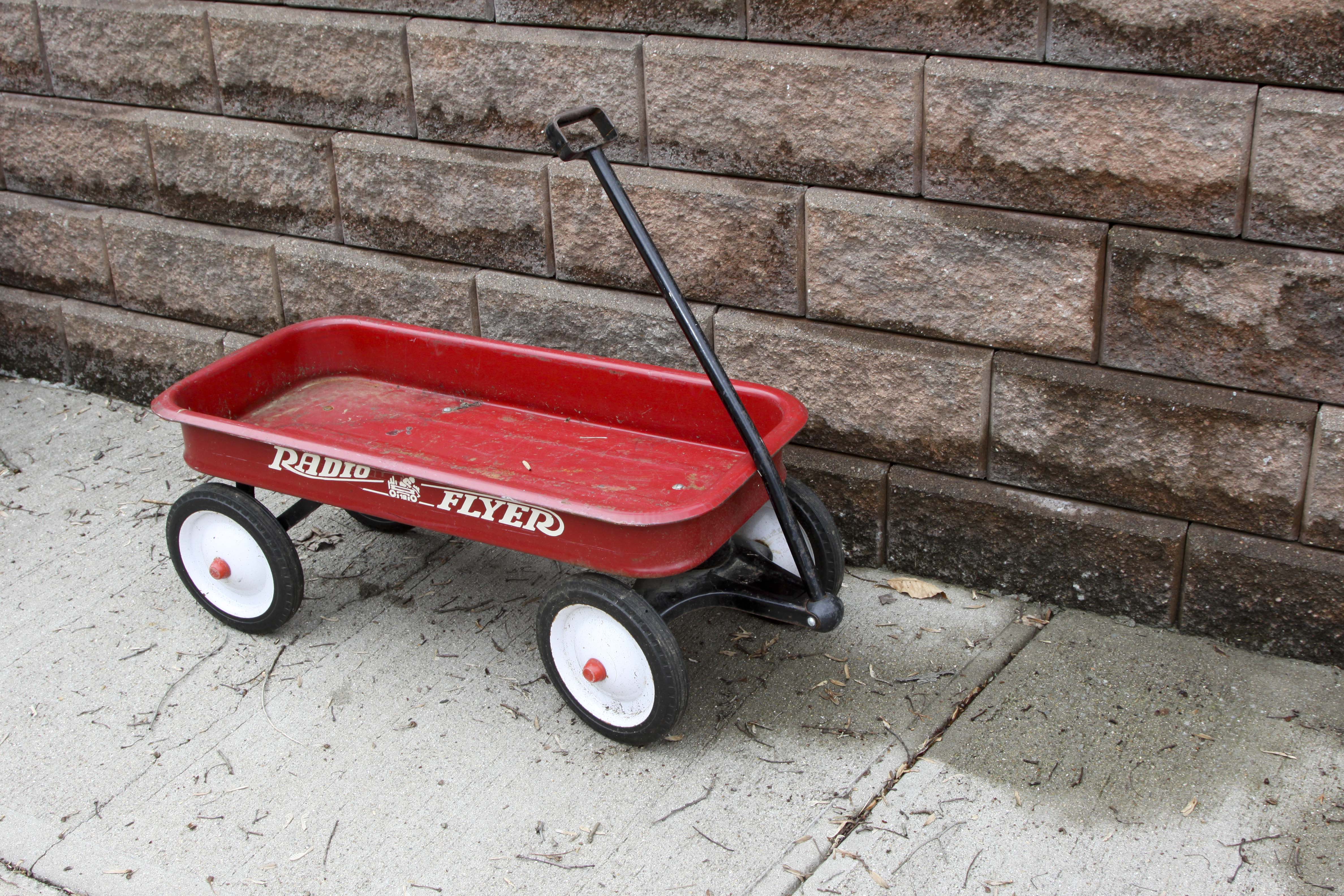 Radio Flyer Wagon and Step2 Child's Play Car