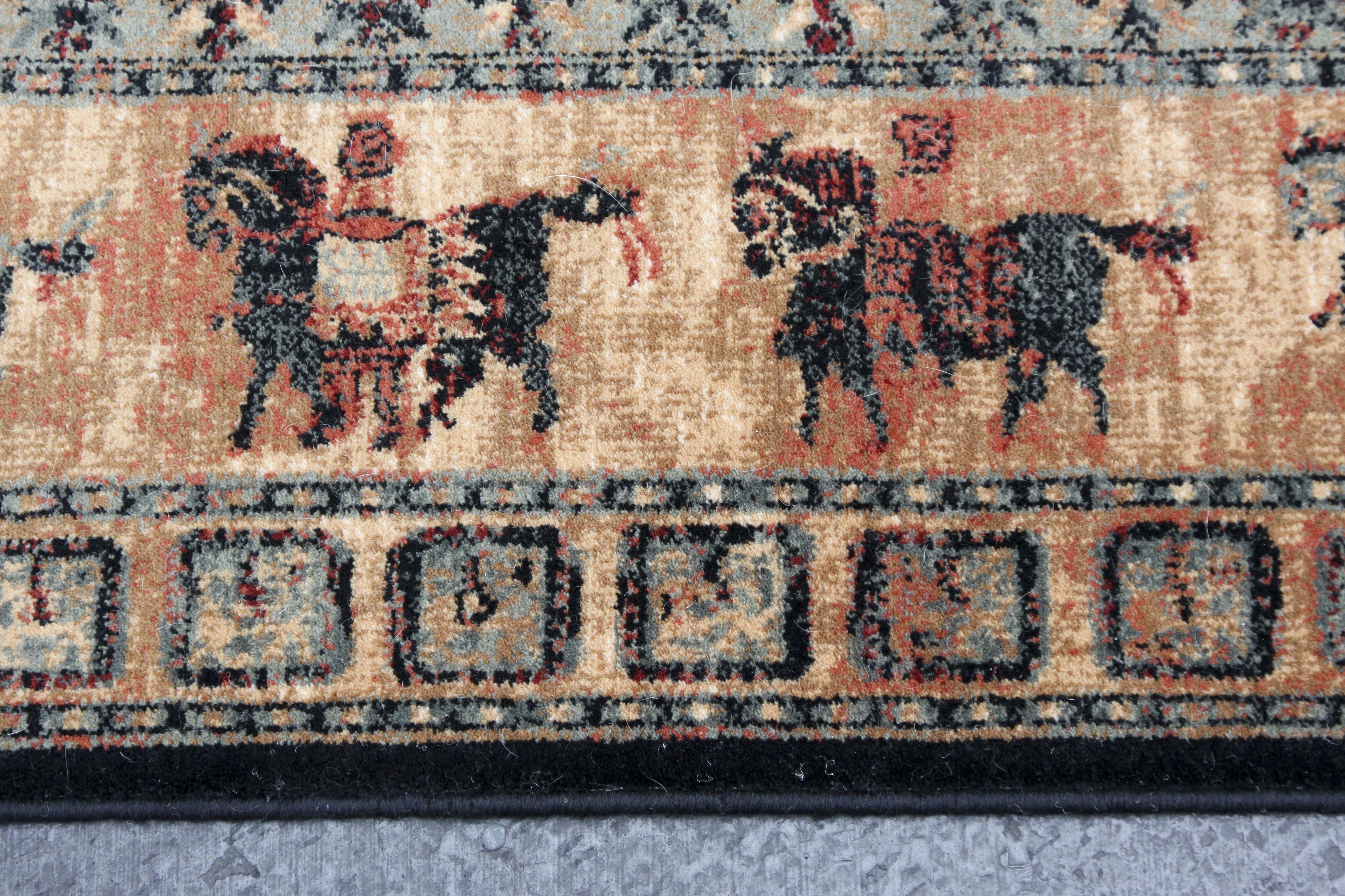Unusual Machine Woven Couristan "Kashimar" Area Rug