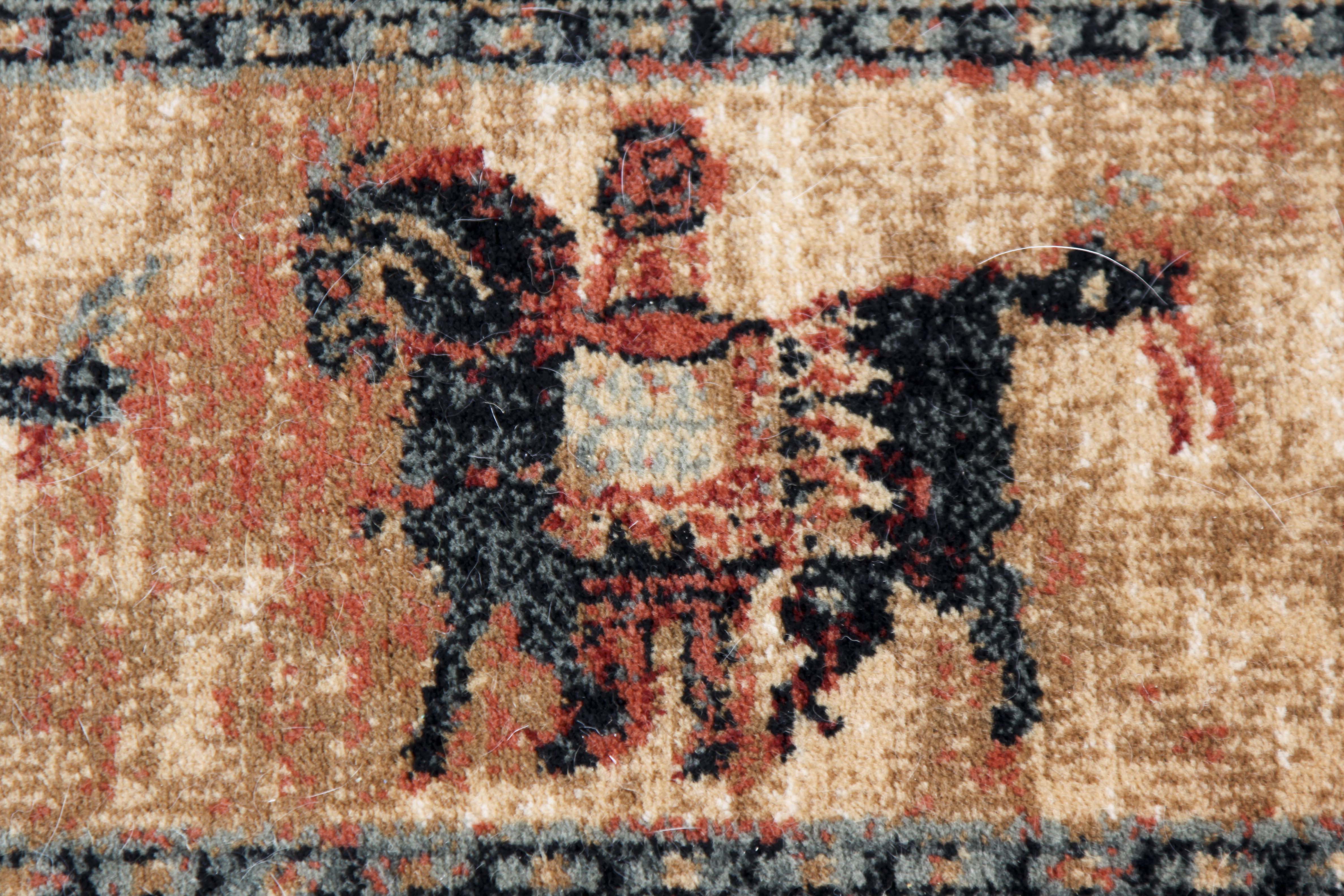 Unusual Machine Woven Couristan "Kashimar" Area Rug