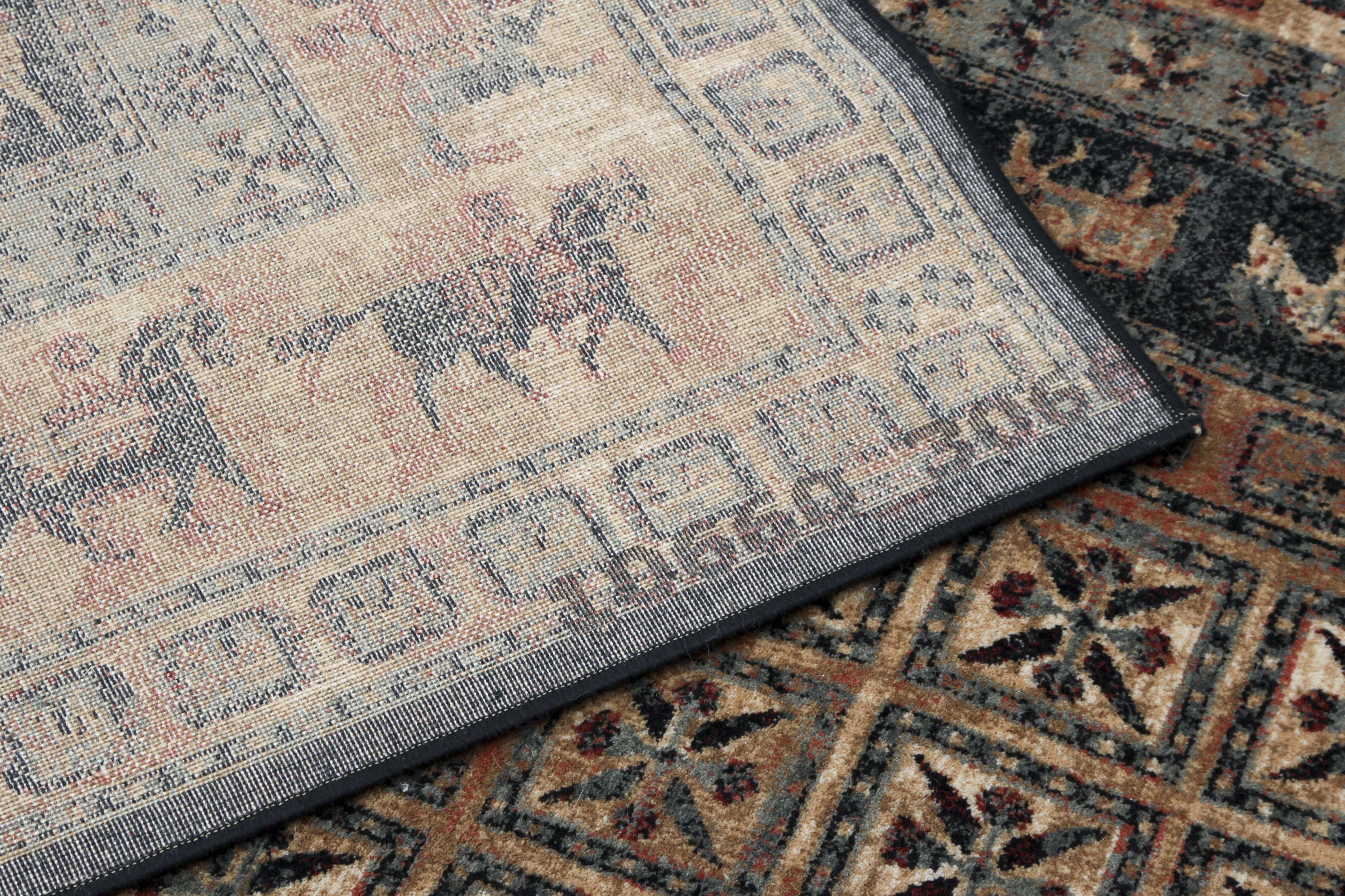 Unusual Machine Woven Couristan "Kashimar" Area Rug