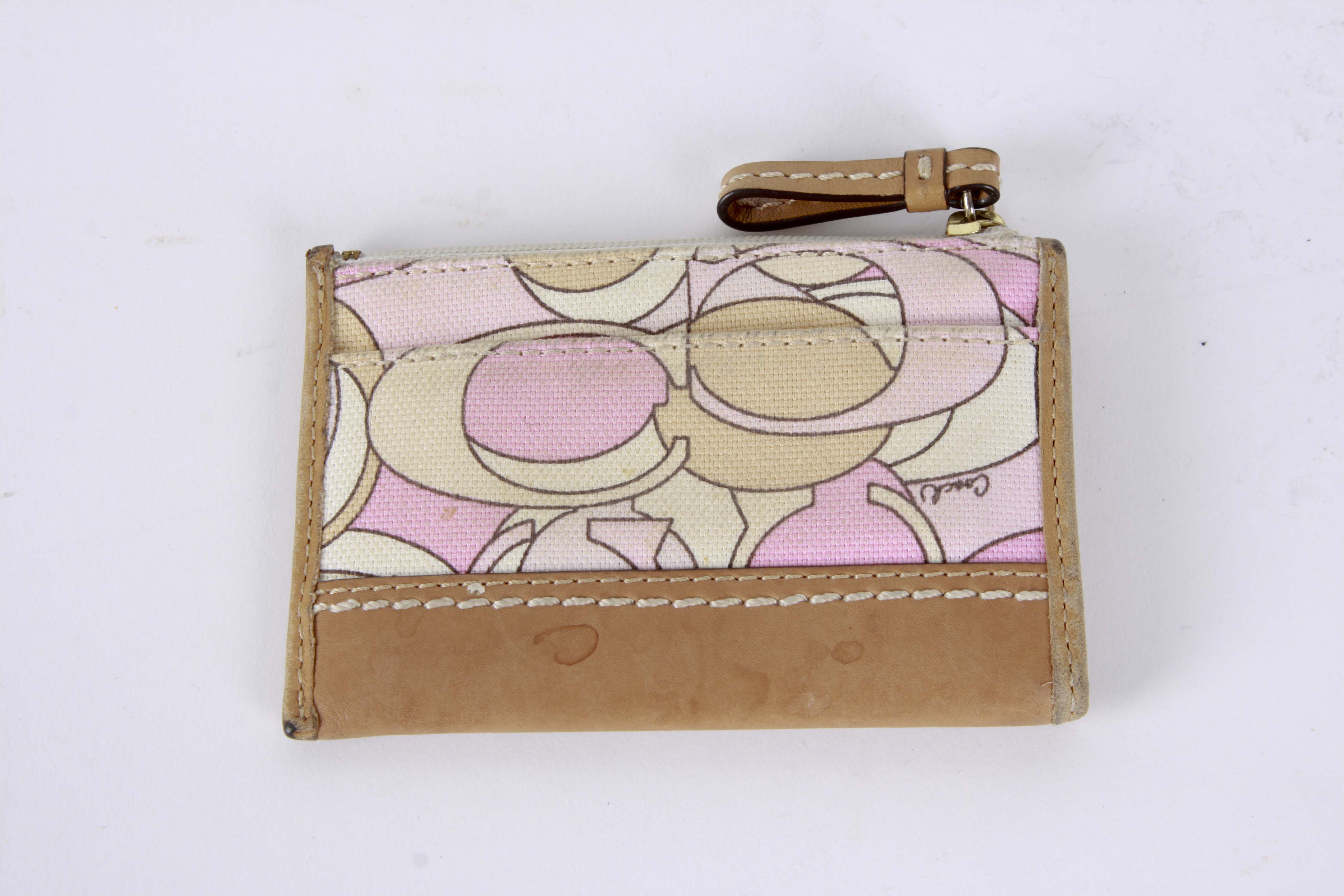 Vintage Ellen Tracy Faux Leather Handbag and Coach Coin Purse