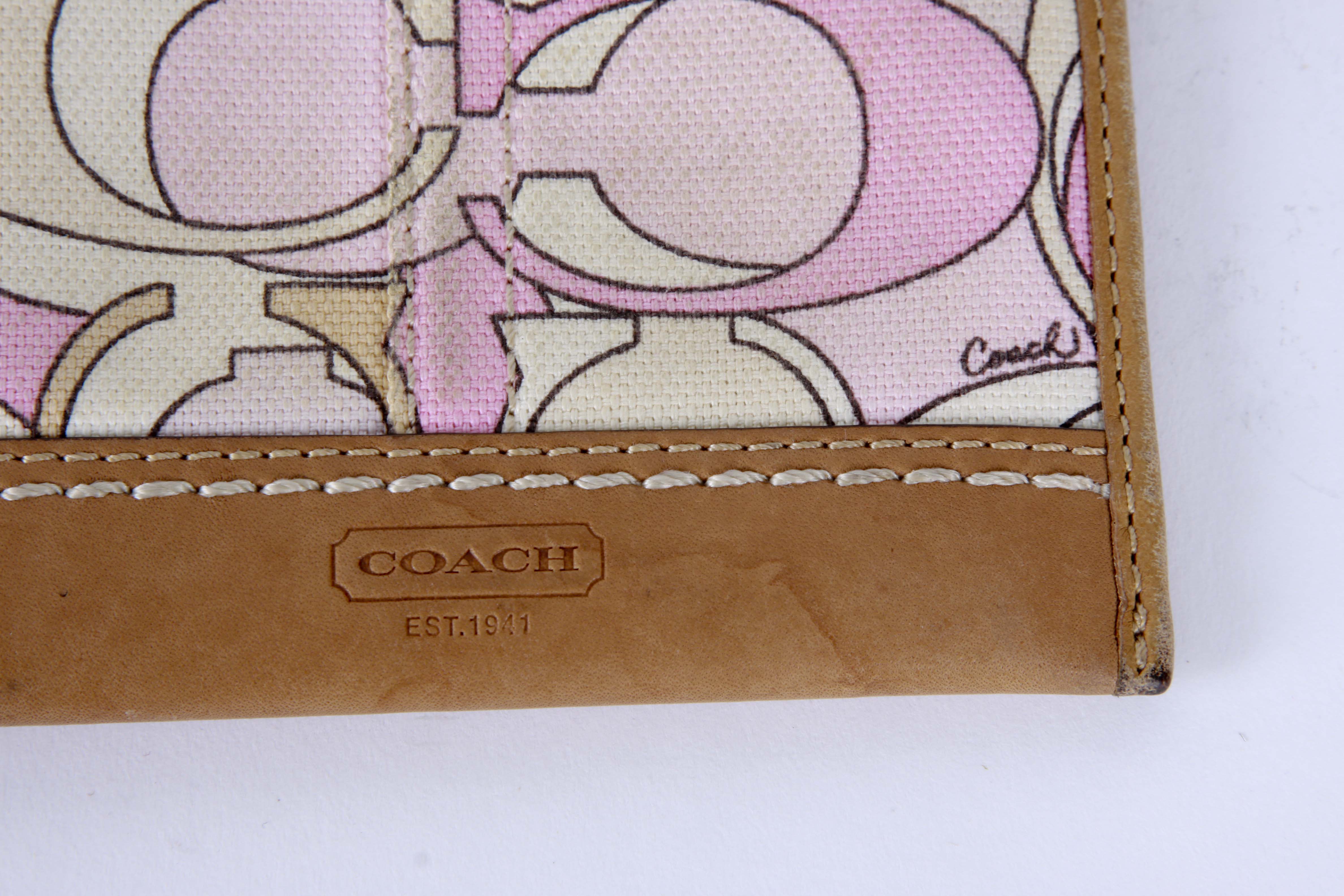 Vintage Ellen Tracy Faux Leather Handbag and Coach Coin Purse