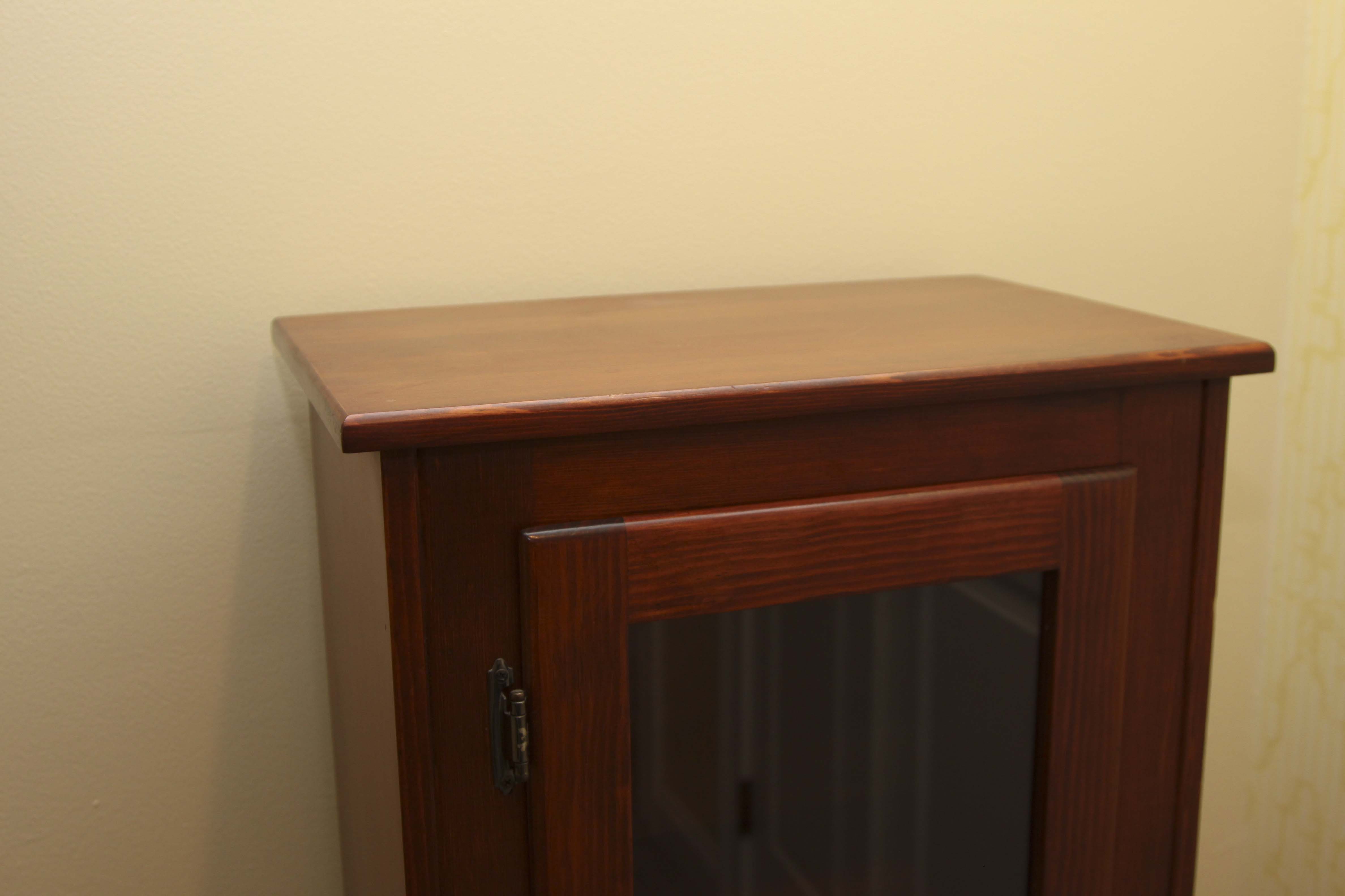 Wood Storage Cabinet