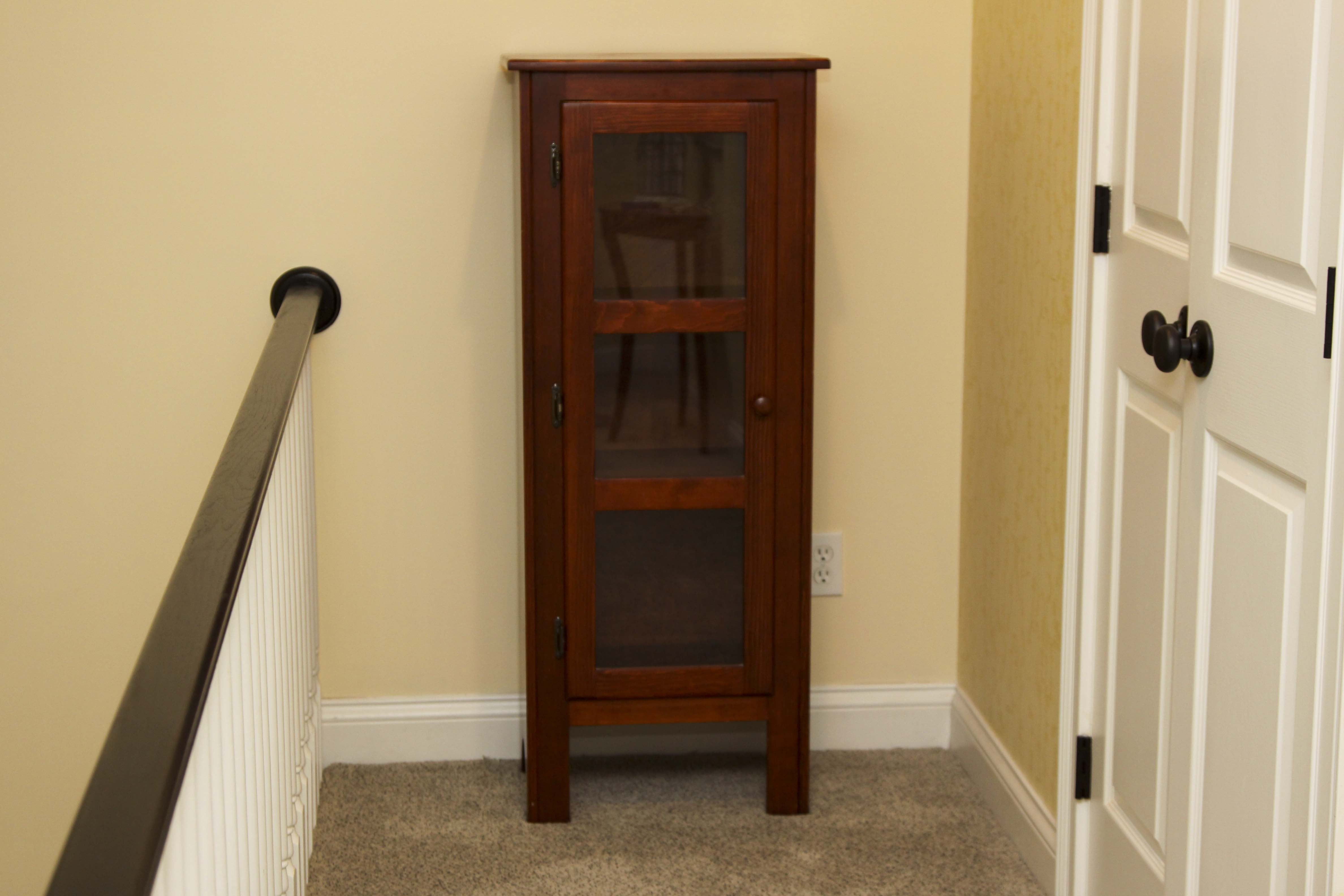 Wood Storage Cabinet