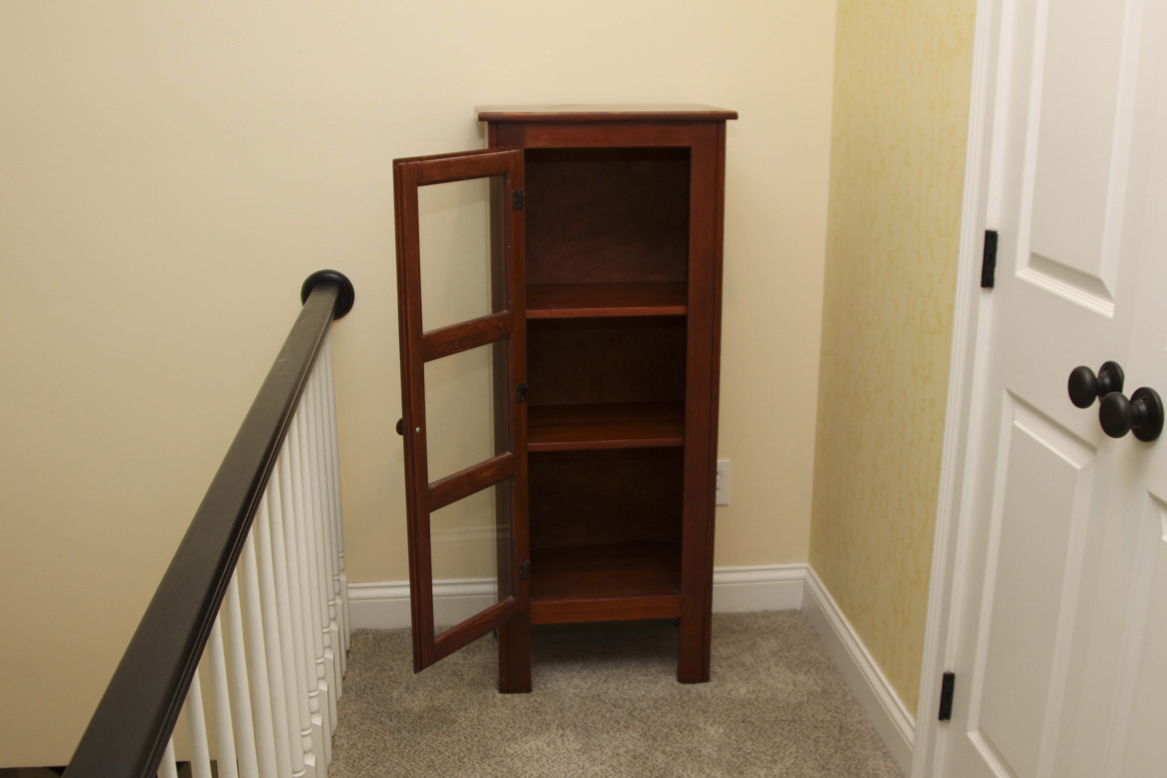 Wood Storage Cabinet