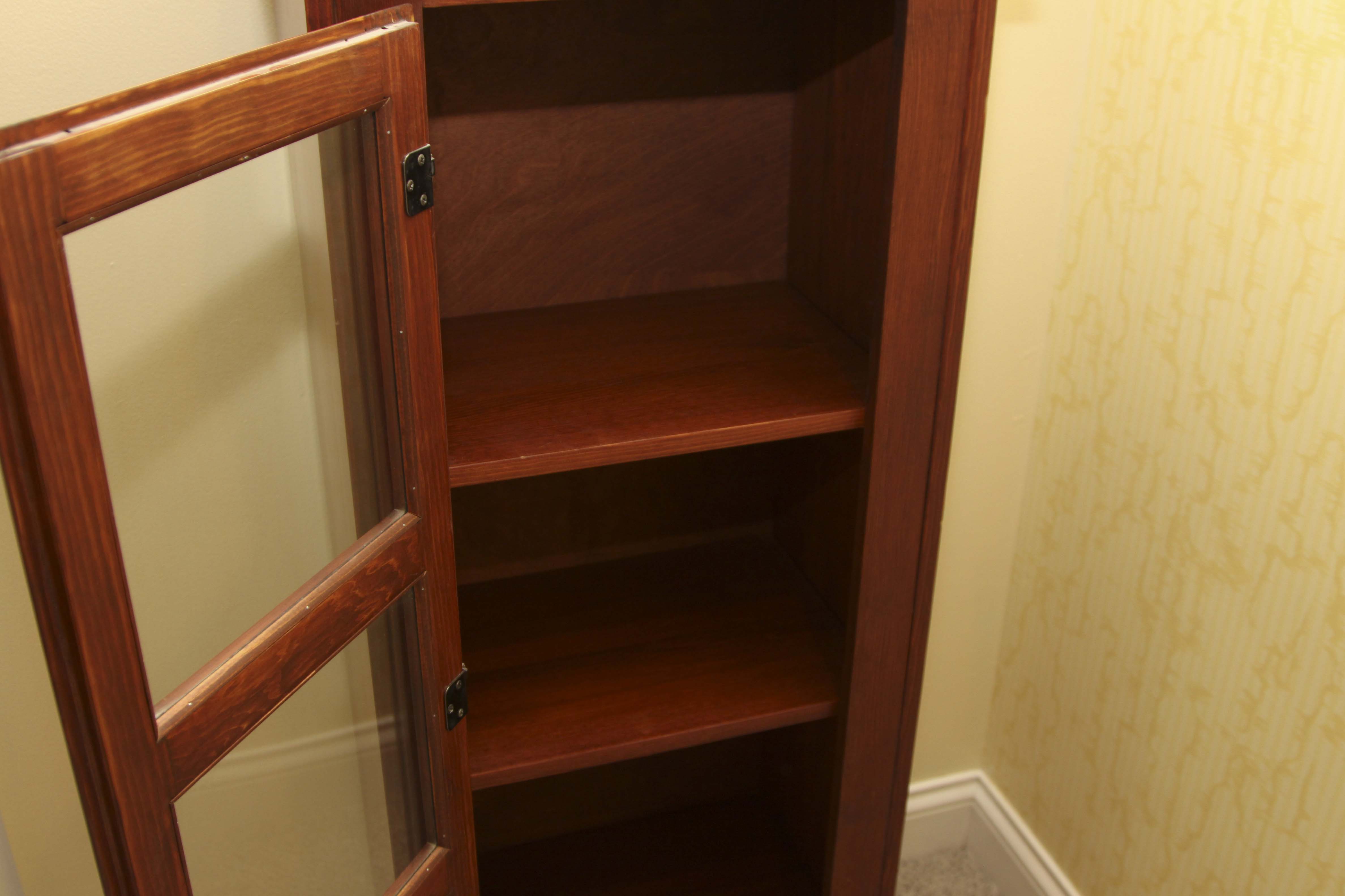 Wood Storage Cabinet