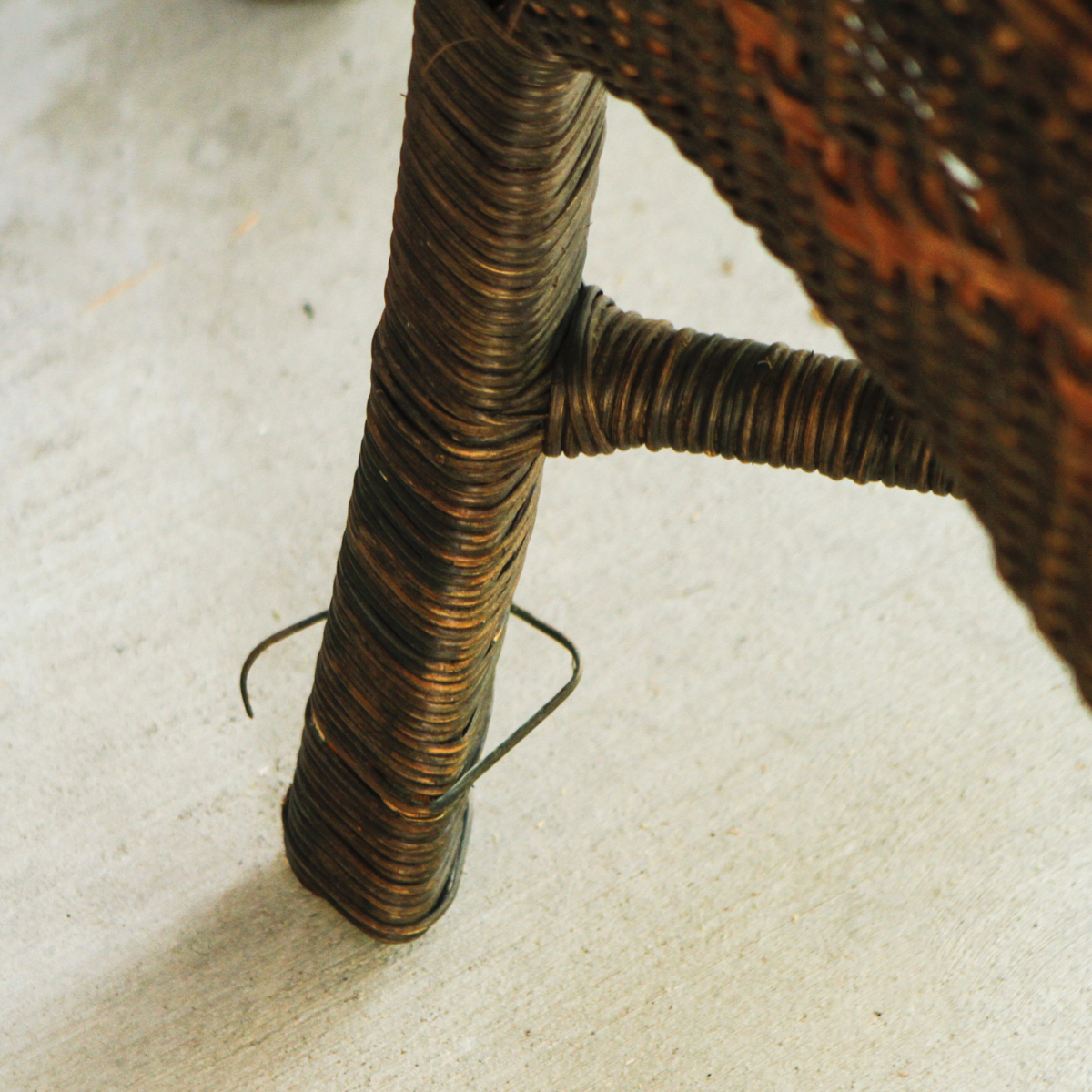 Palecek Wicker Side Chairs With Cushions