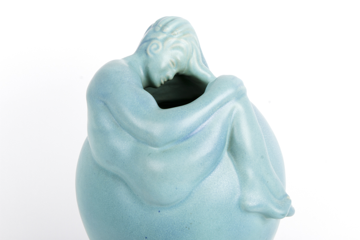 Van Briggle Pottery Despondency Vase