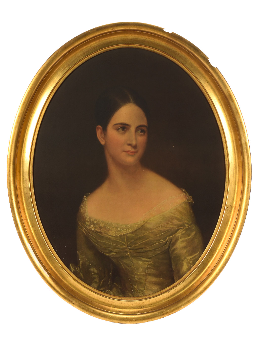 Giclee on Board after Thomas Sully's "Miss Pearce"