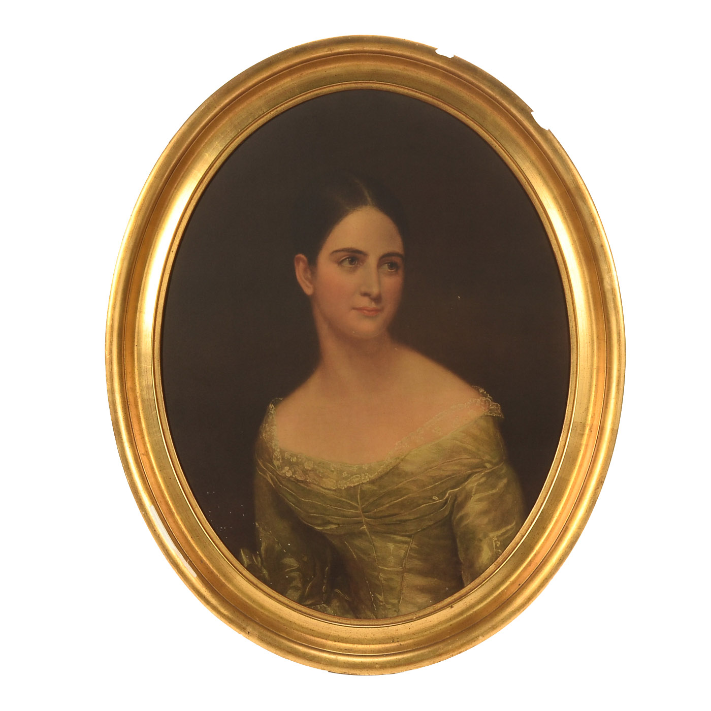 Giclee on Board after Thomas Sully's "Miss Pearce"