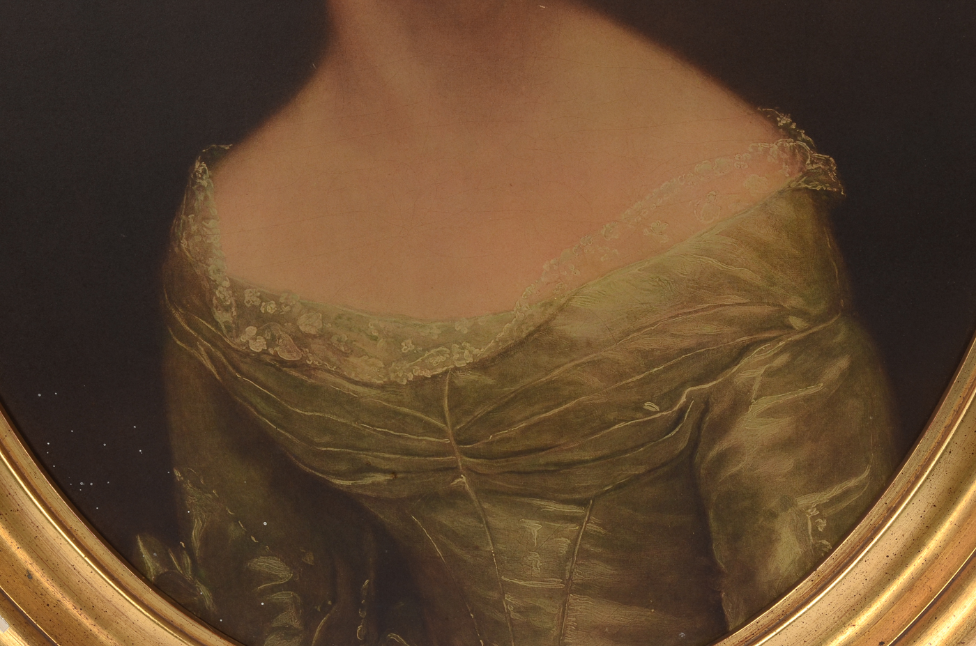 Giclee on Board after Thomas Sully's "Miss Pearce"