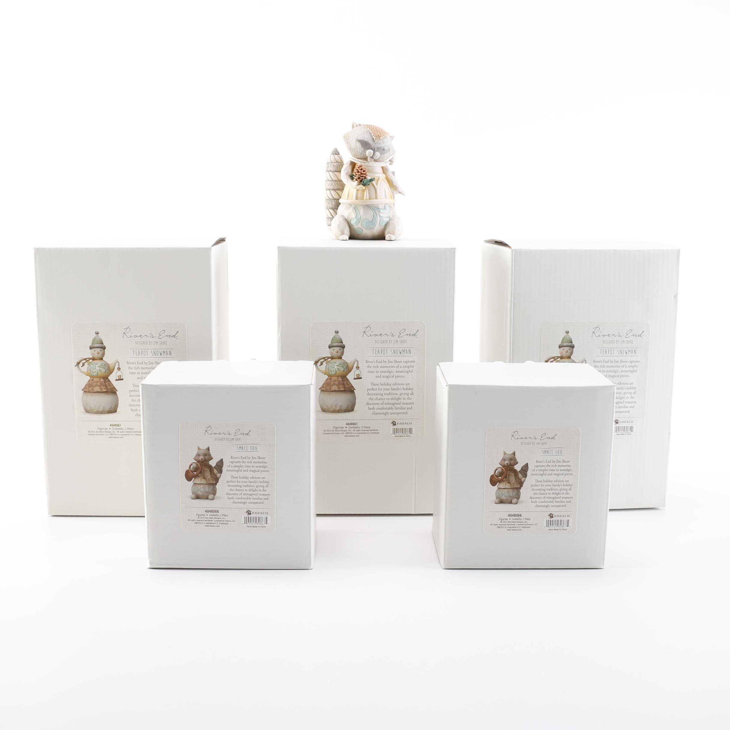 Winter Figurines by Enesco