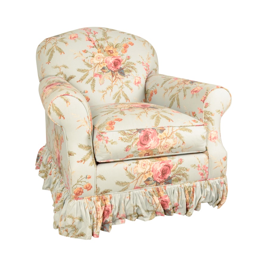 Floral Club Chair