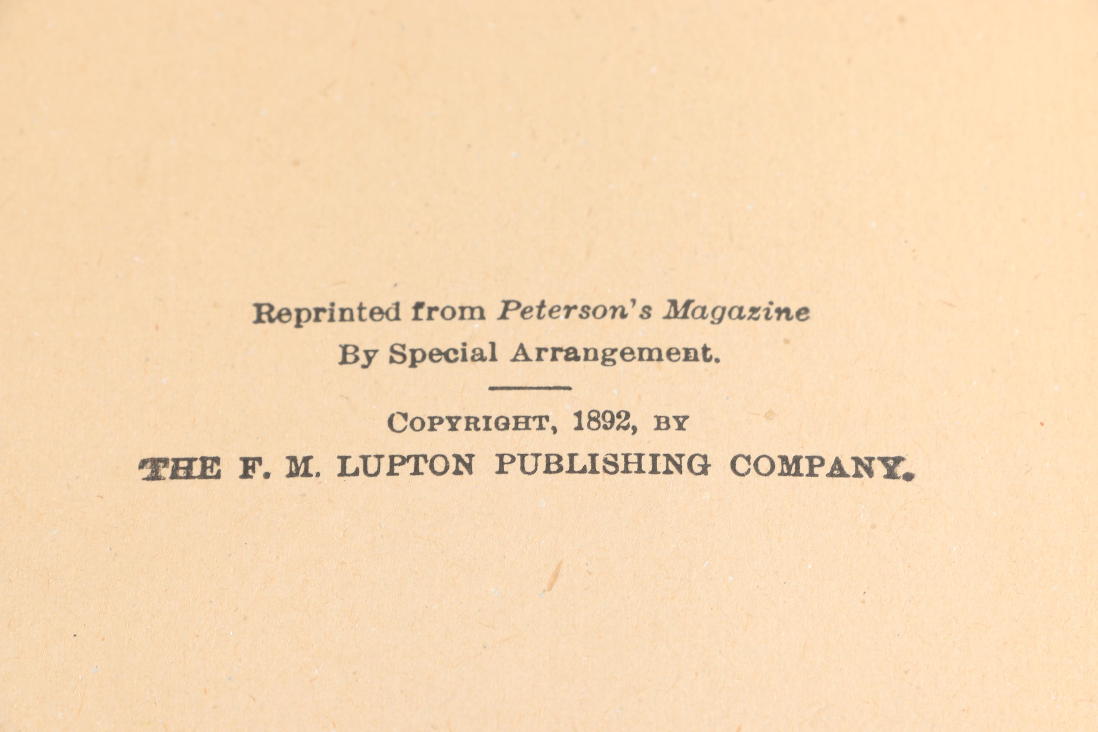 Antique and Early 20th Century Works of Fiction