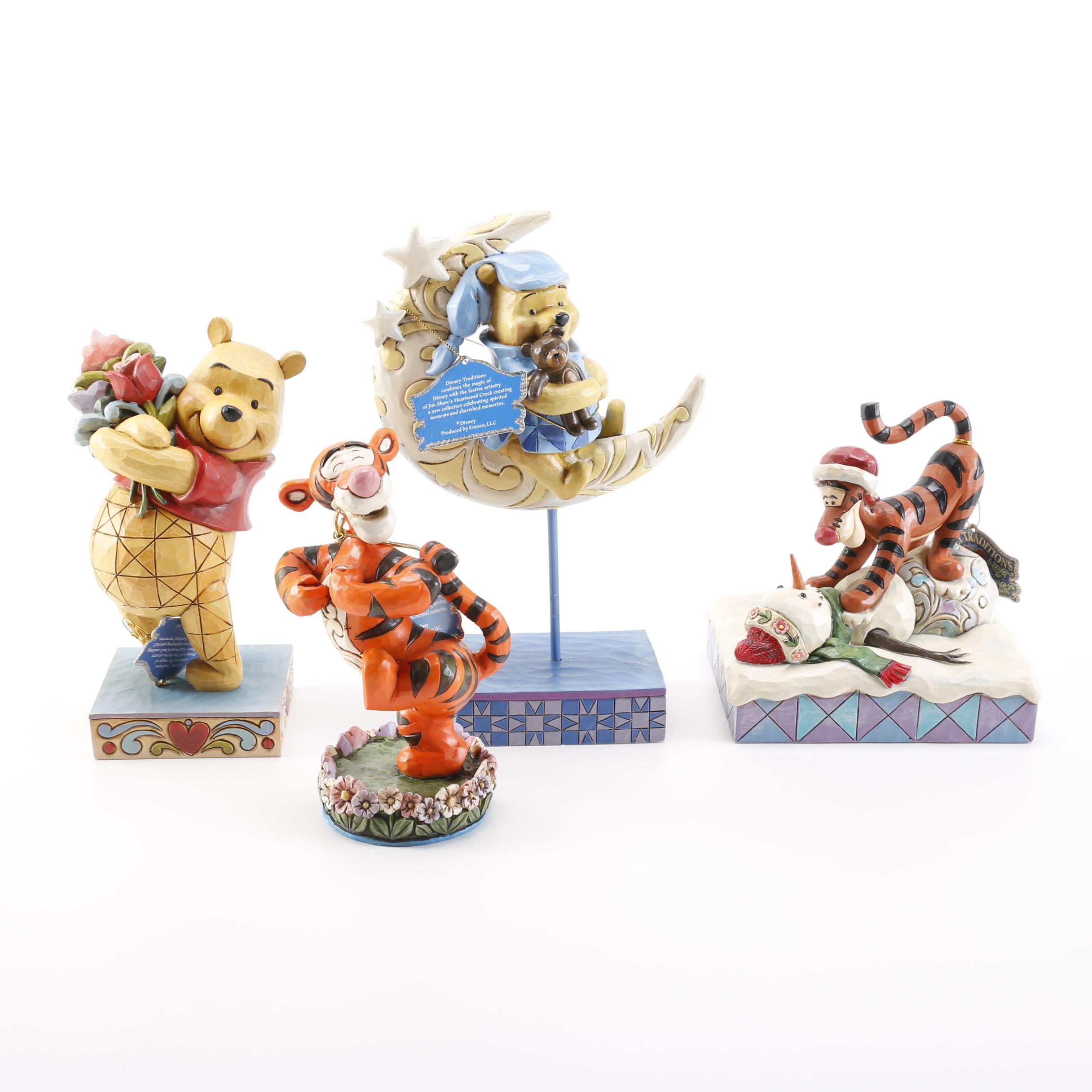 Jim Shore Disney Traditions Winnie the Pooh Figurines