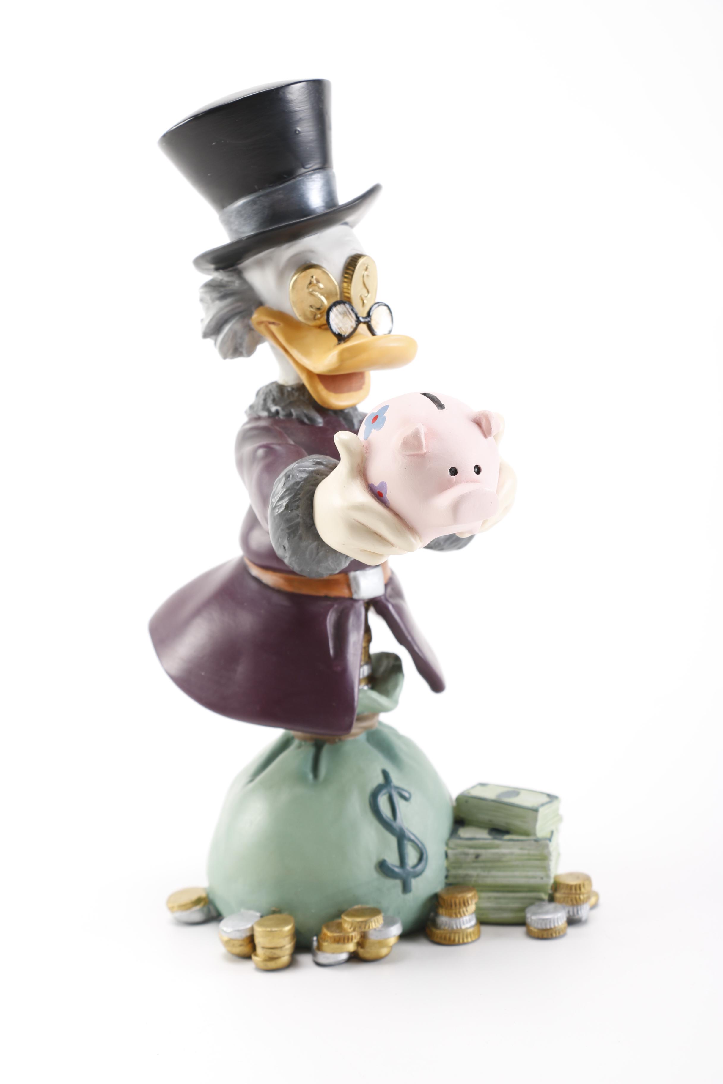 Walt Disney Figurines Including Scrooge