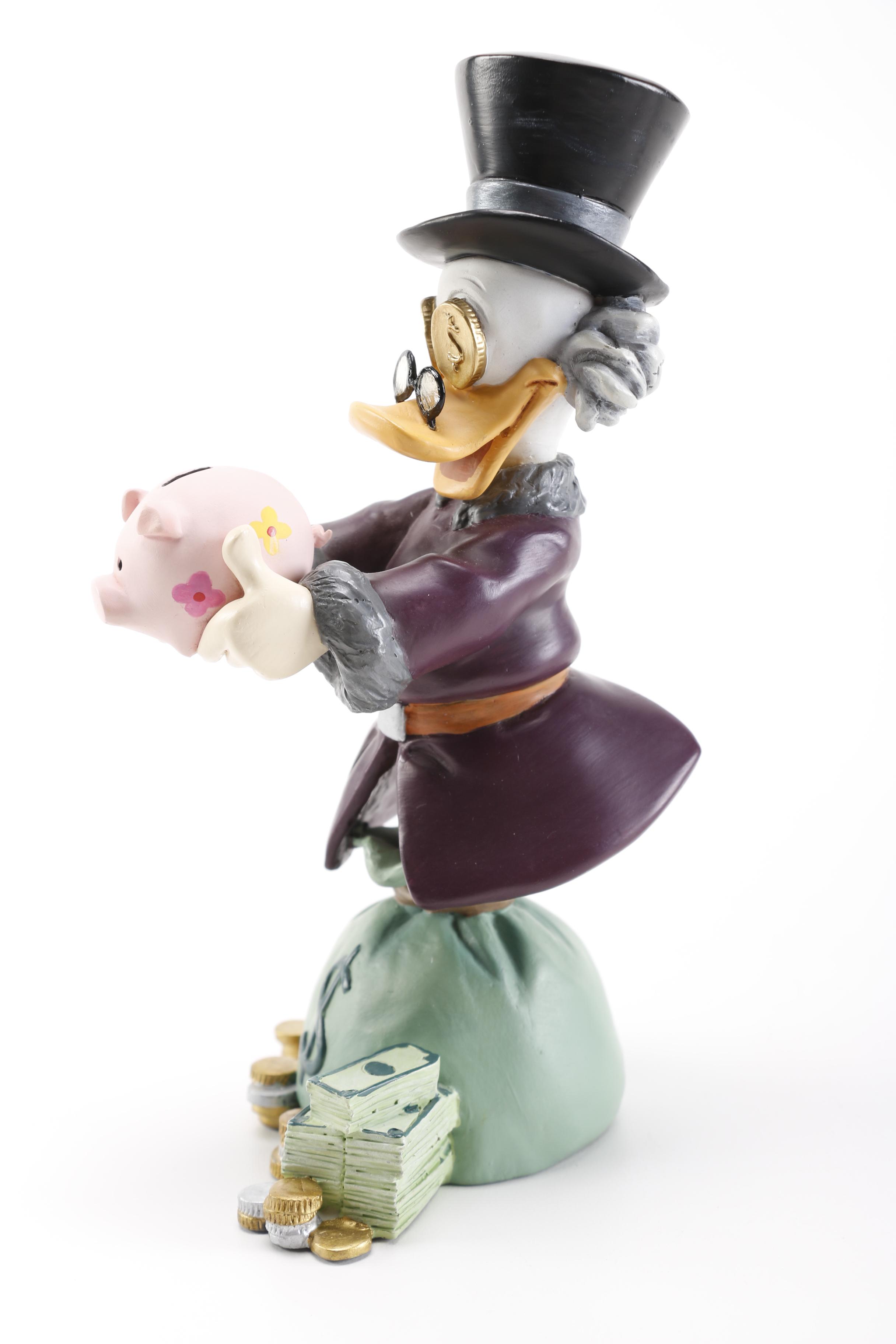 Walt Disney Figurines Including Scrooge