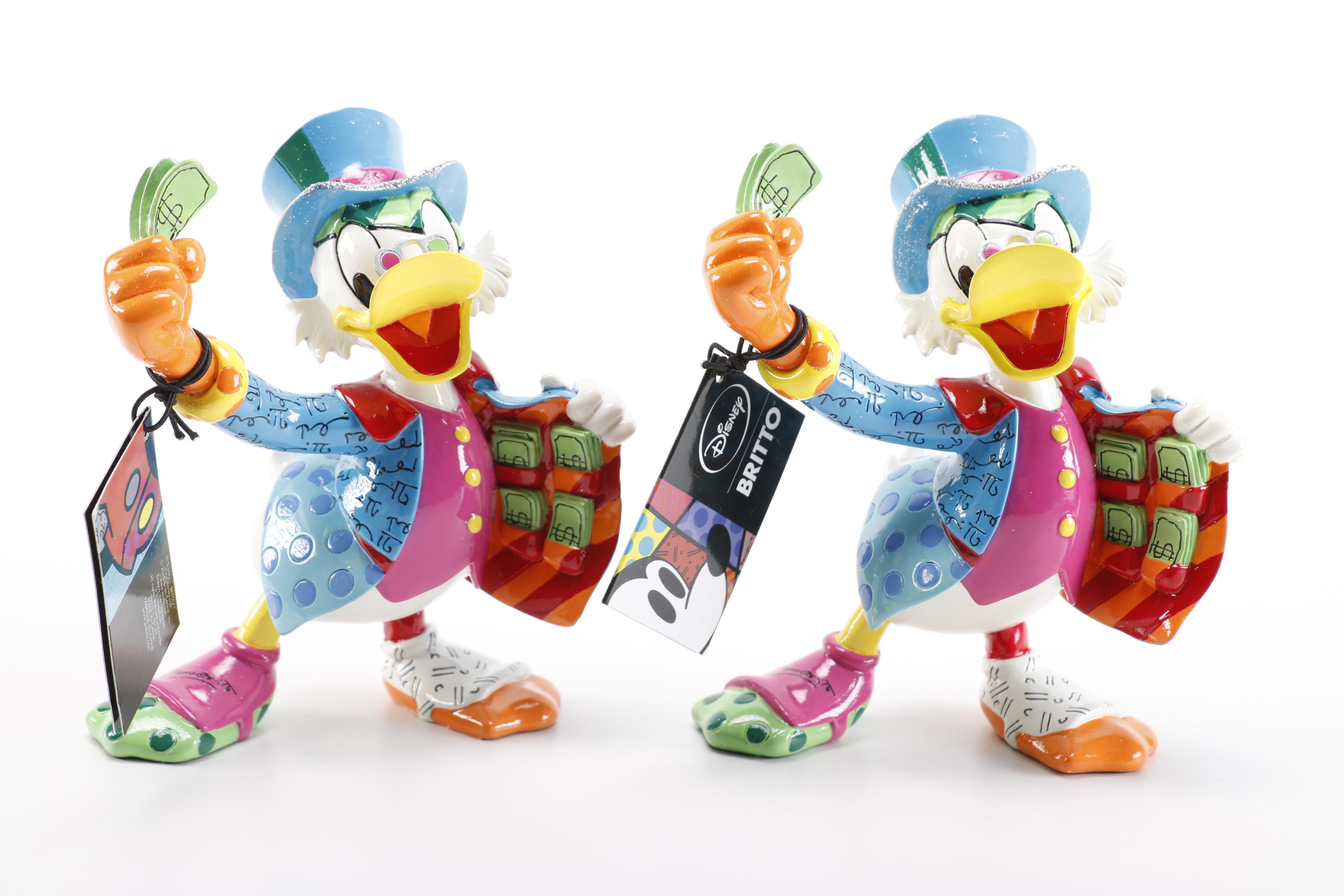 Walt Disney Figurines Including Scrooge