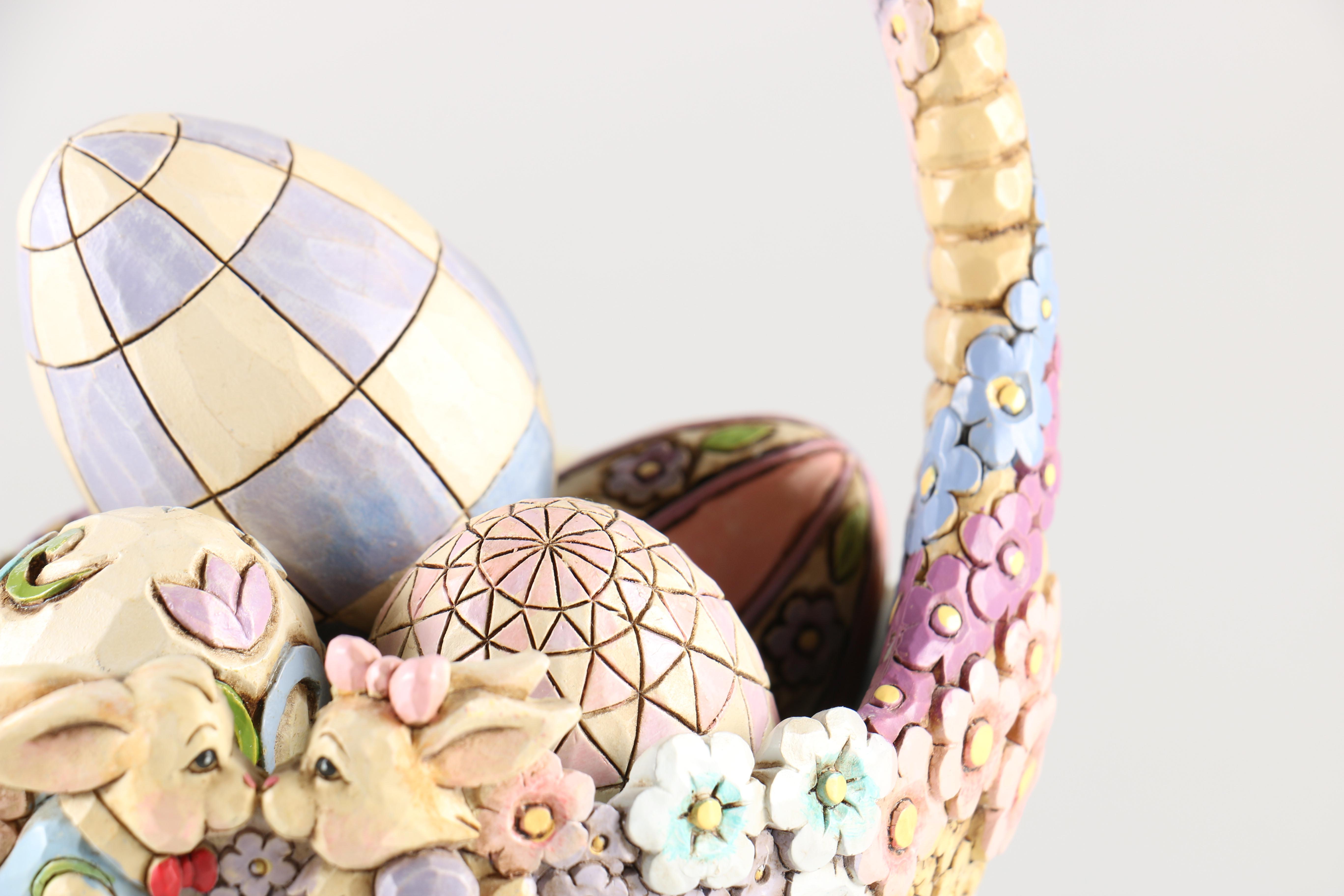 Jim Shore Figurines Including "Easter's On Its Way"
