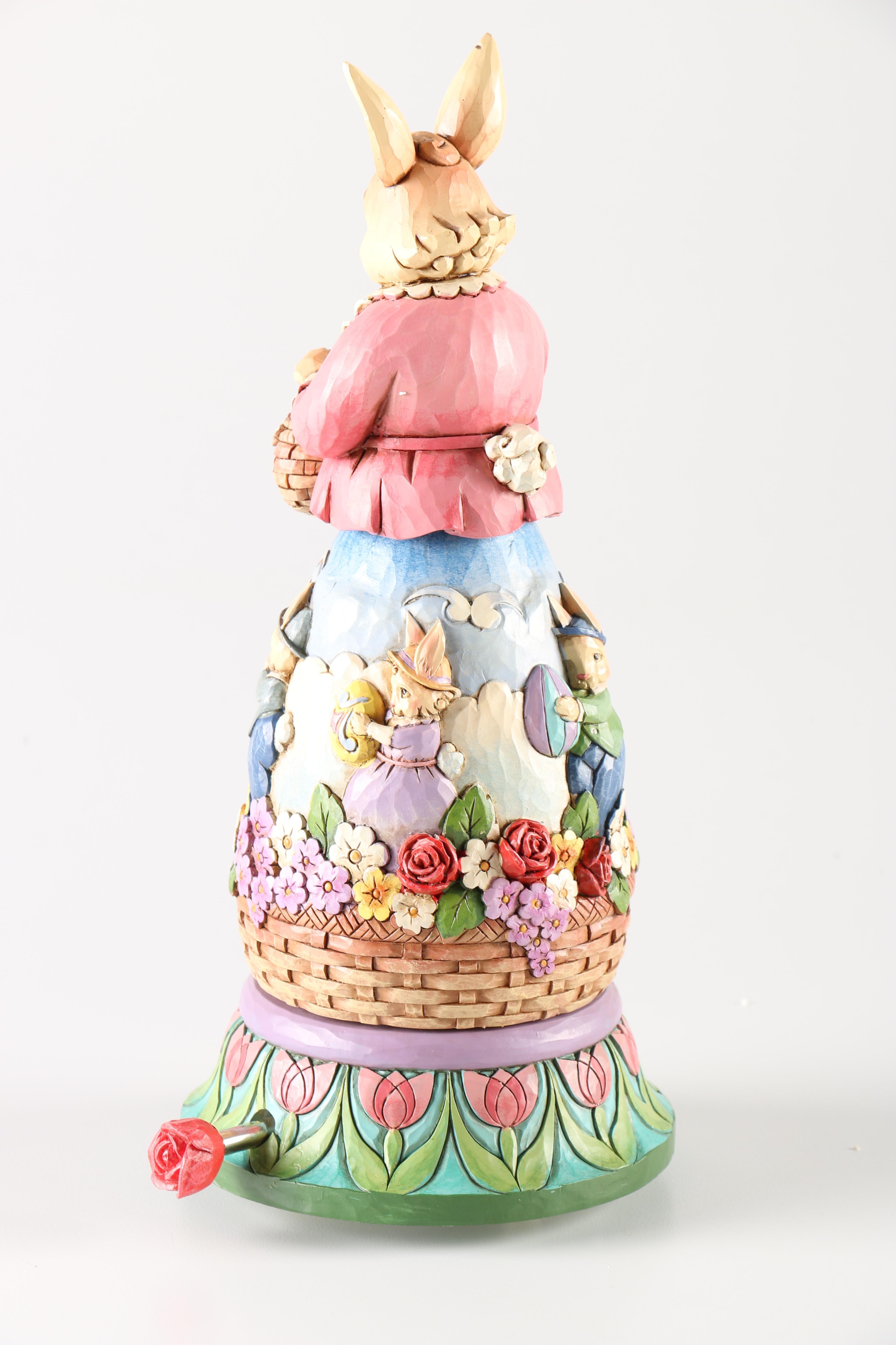 Jim Shore Figurines Including "Easter's On Its Way"