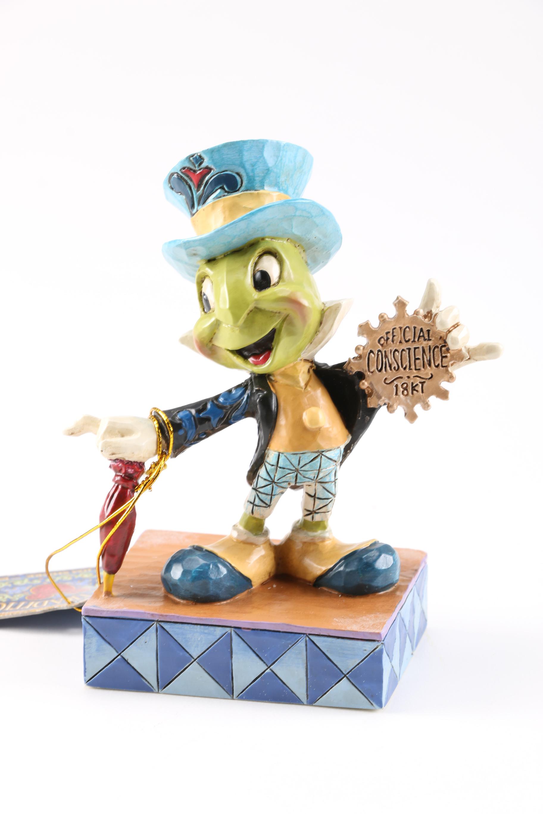 Collection of Disney Christmas Figures Including Ornaments