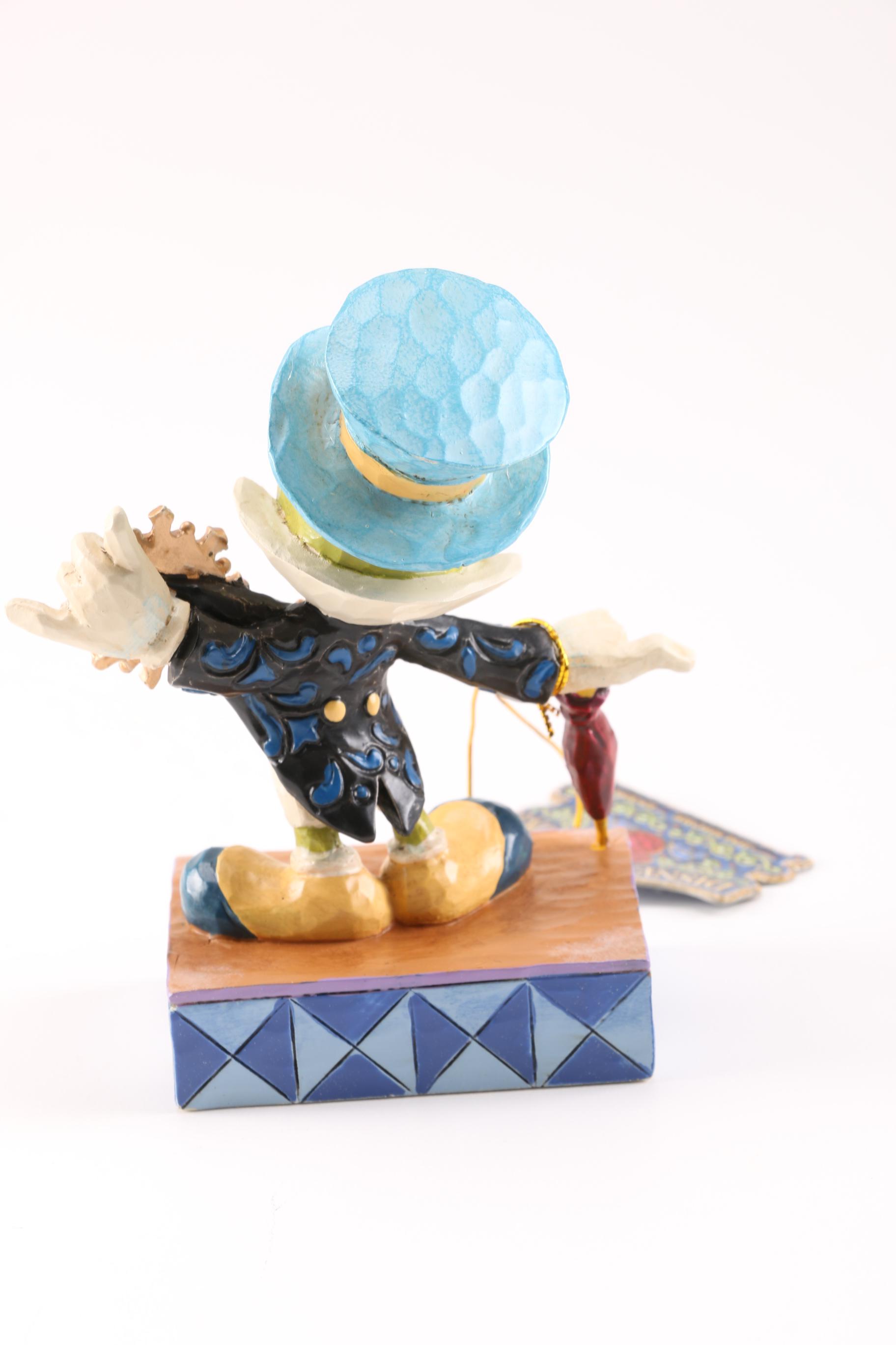 Collection of Disney Christmas Figures Including Ornaments