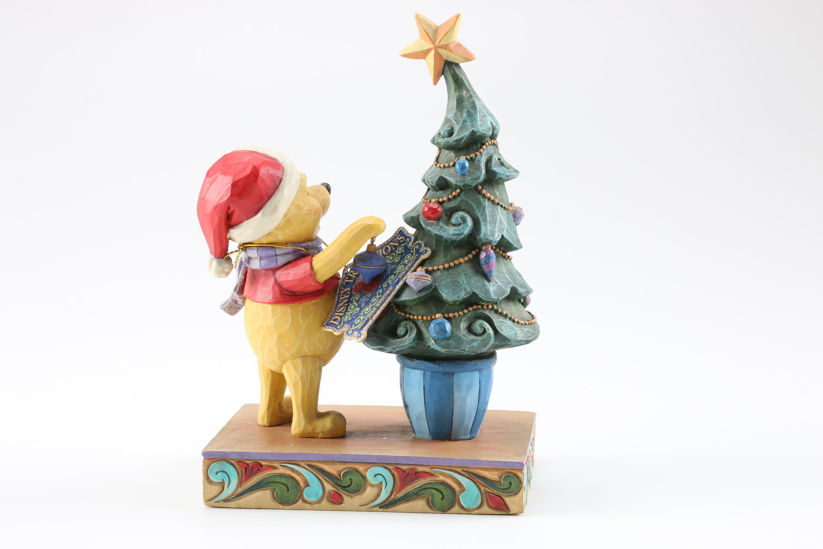 Collection of Disney Christmas Figures Including Ornaments