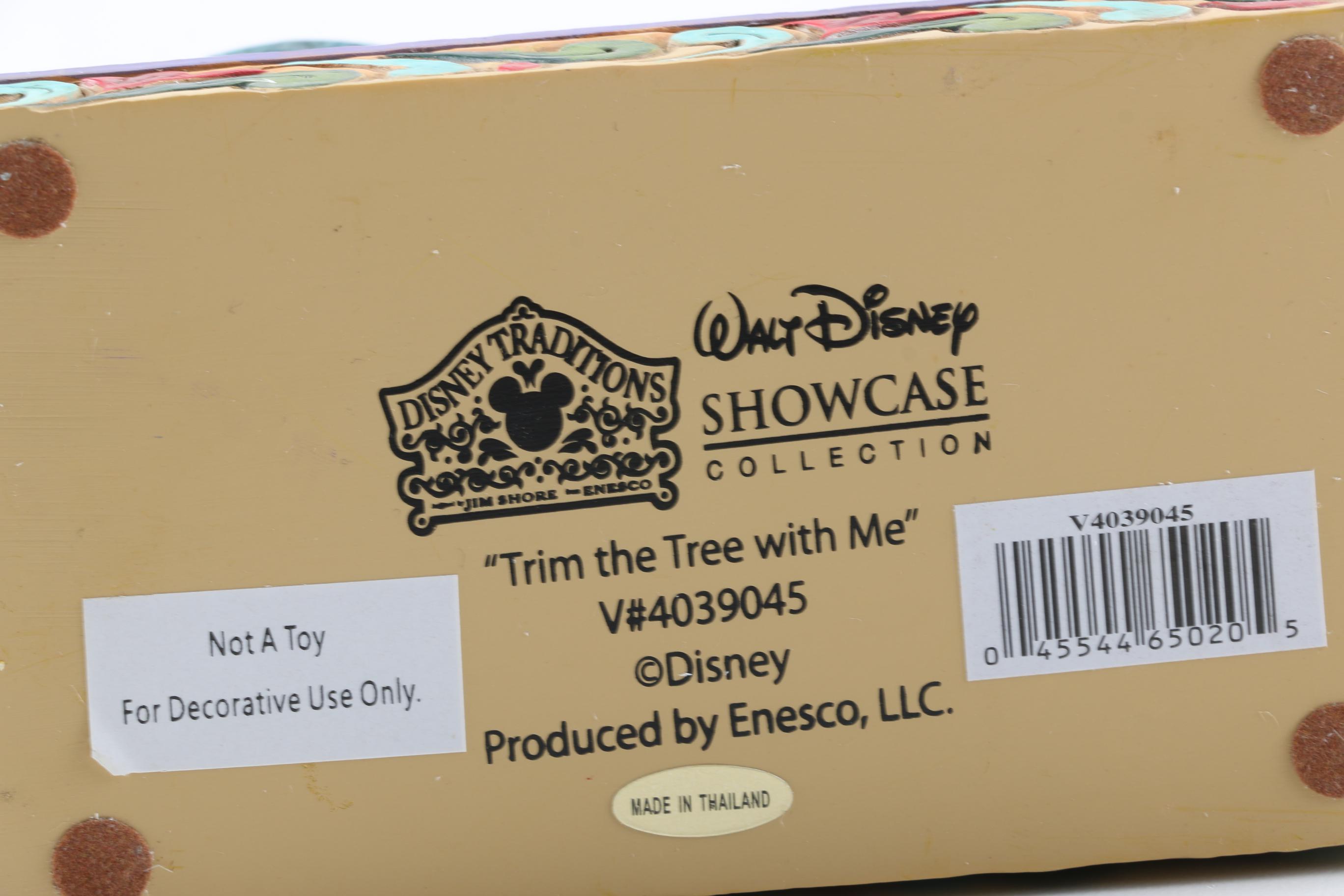 Collection of Disney Christmas Figures Including Ornaments