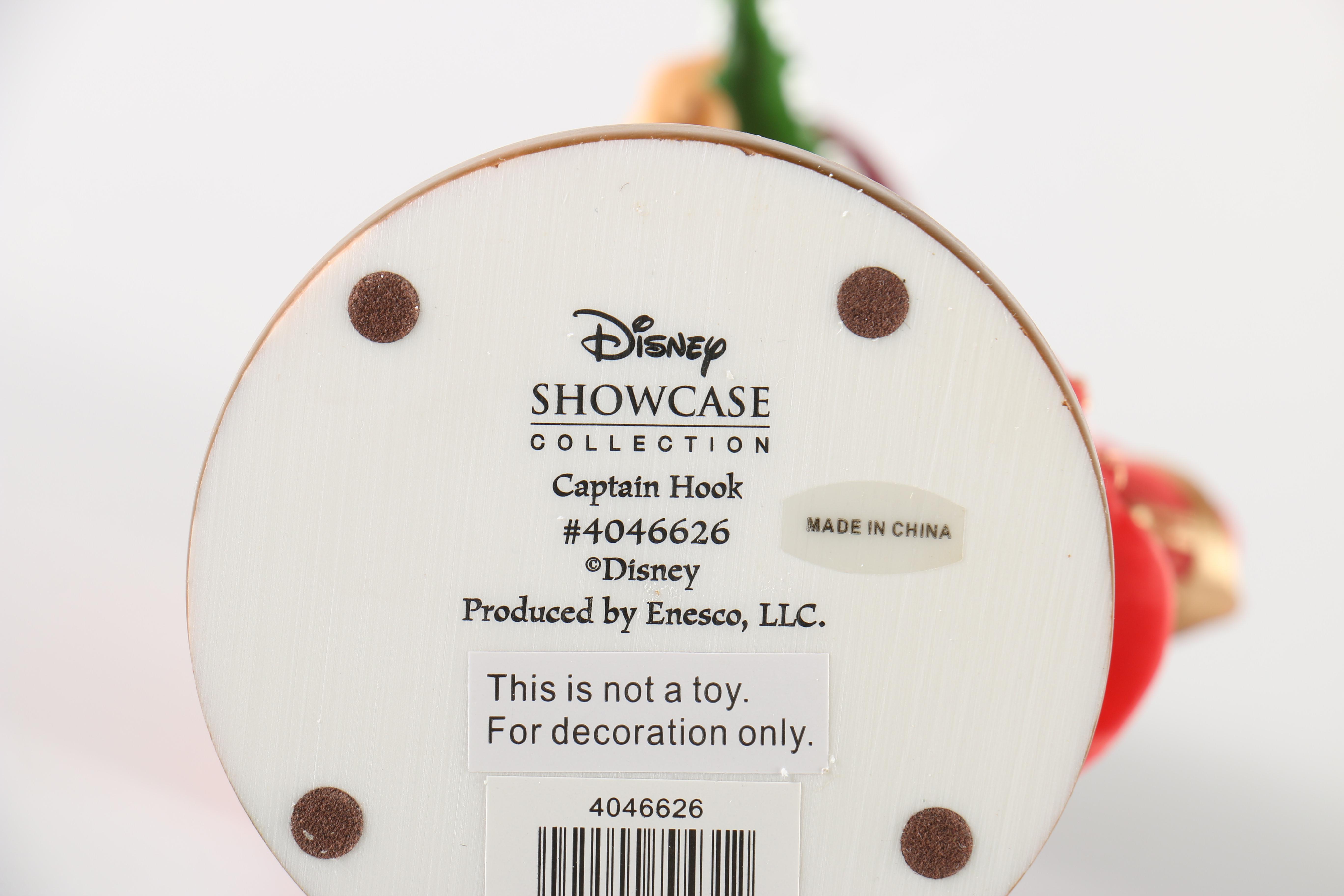Disney Showcase Collection By Enesco Including "Captain Hook"