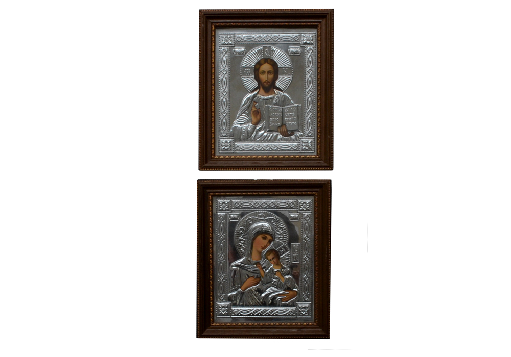 Embossed Tin Religious Art