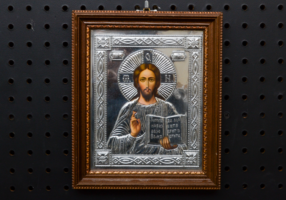 Embossed Tin Religious Art