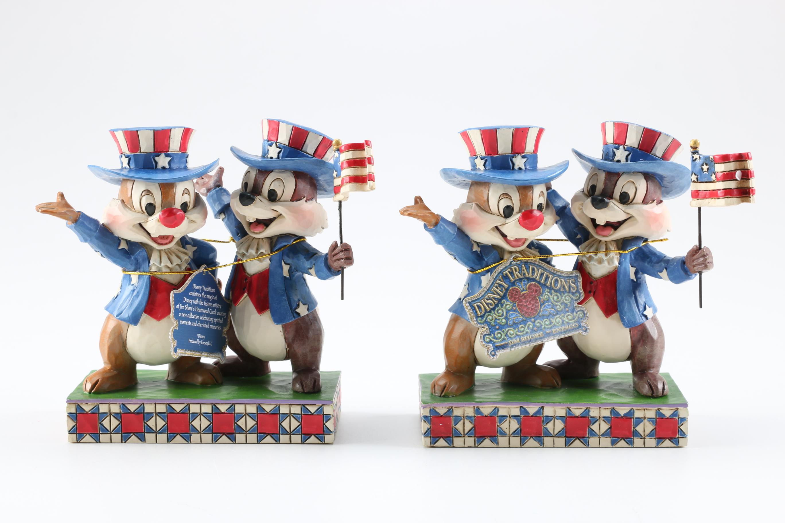 Enesco "Disney Traditions Showcase Collection" Figurines Including Dumbo