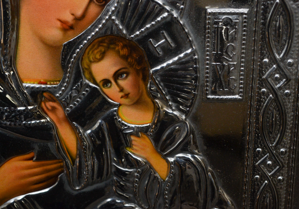 Embossed Tin Religious Art
