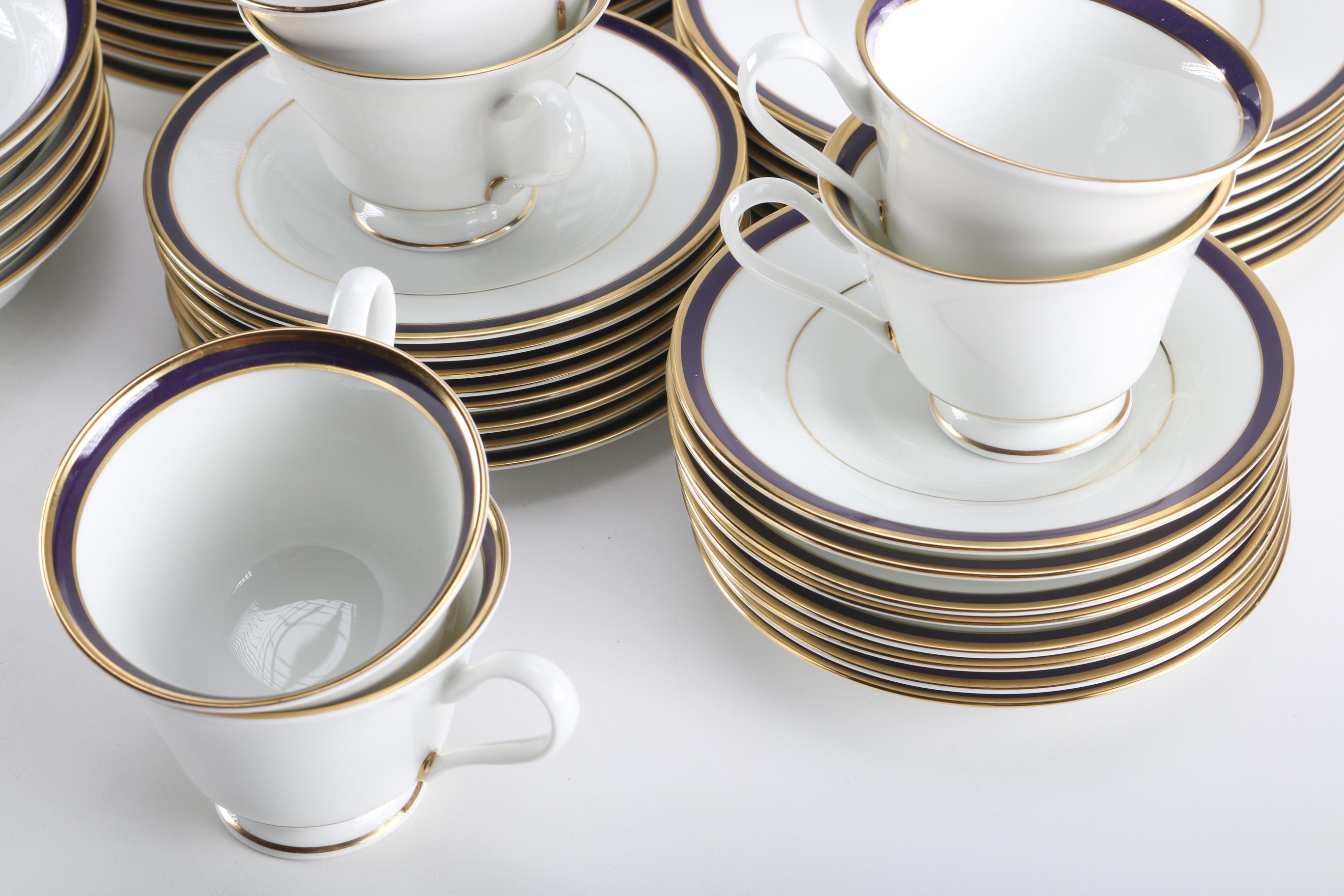 Set of Lenox "Annapolis Blue" Bone China