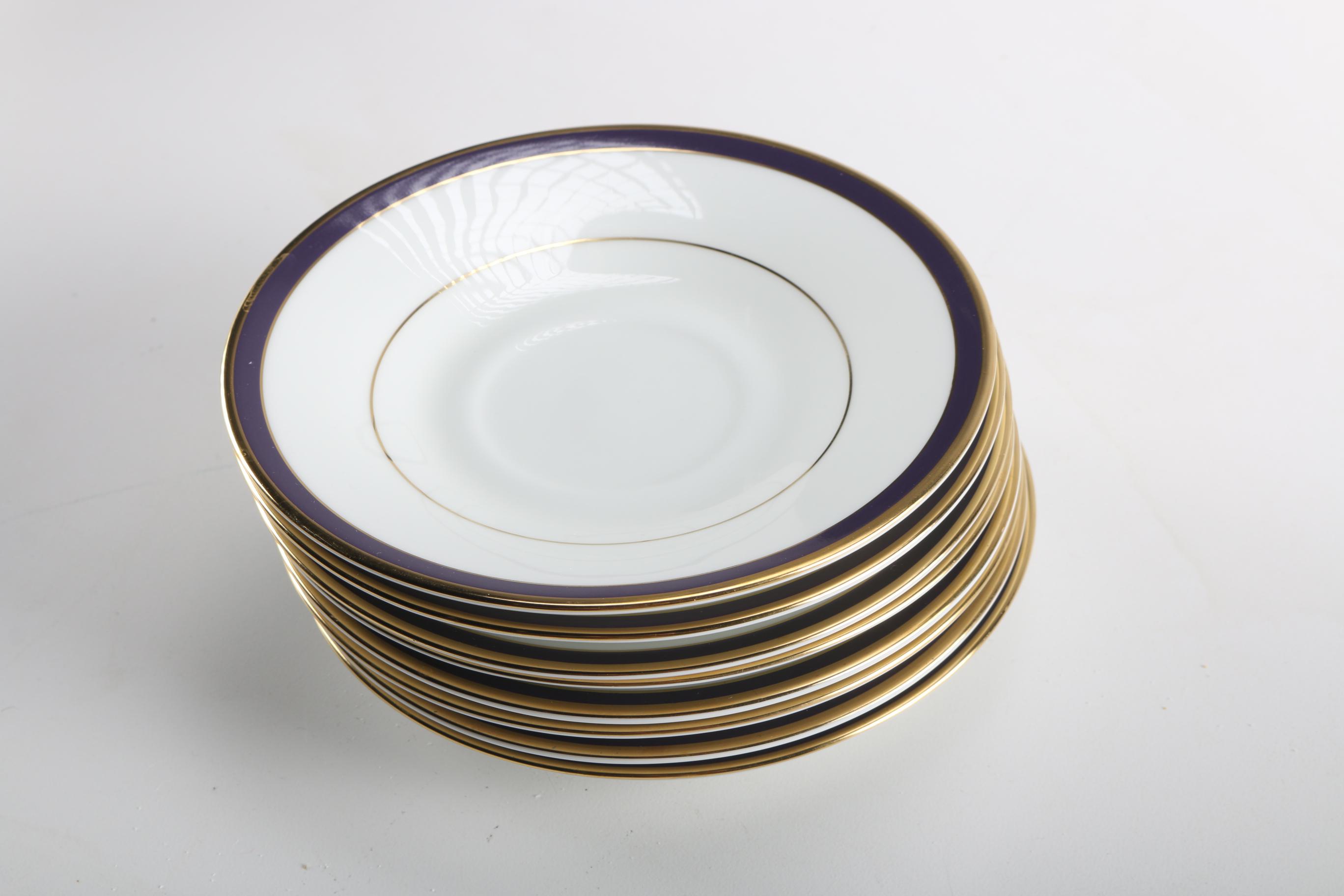 Set of Lenox "Annapolis Blue" Bone China